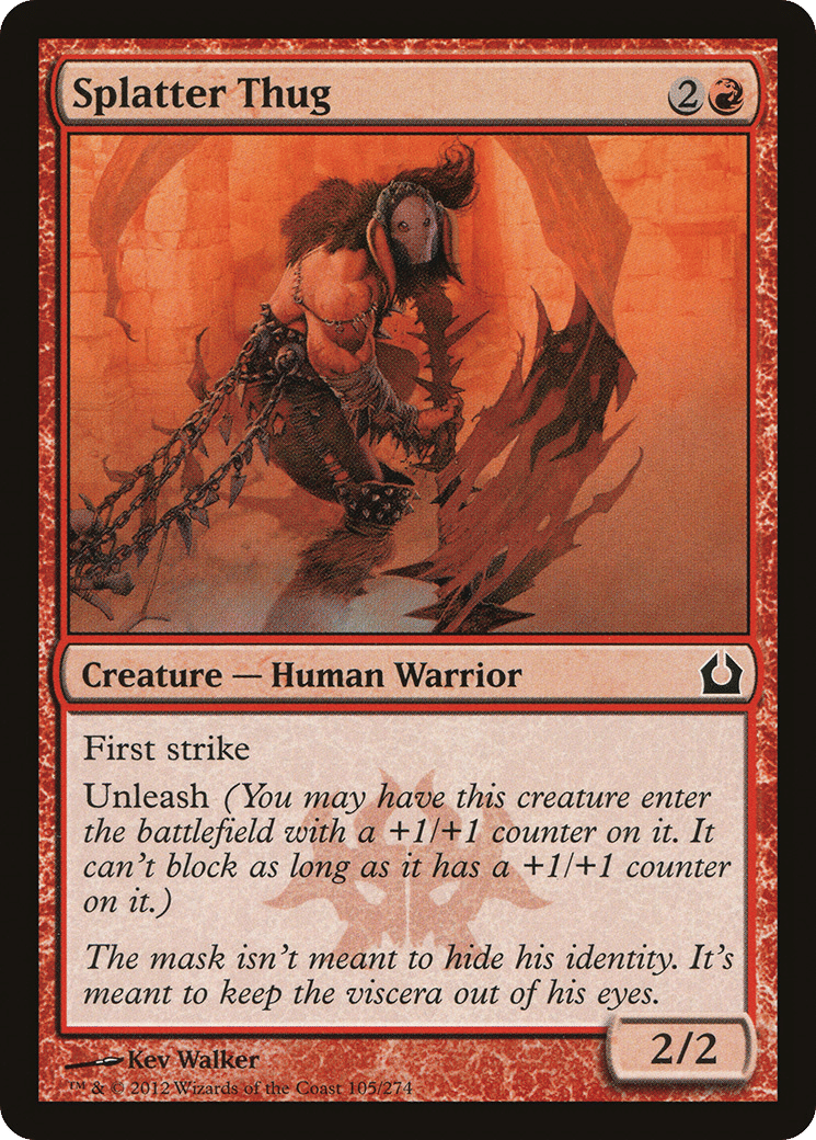 Splatter Thug — Return to Ravnica — Magic: The Gathering