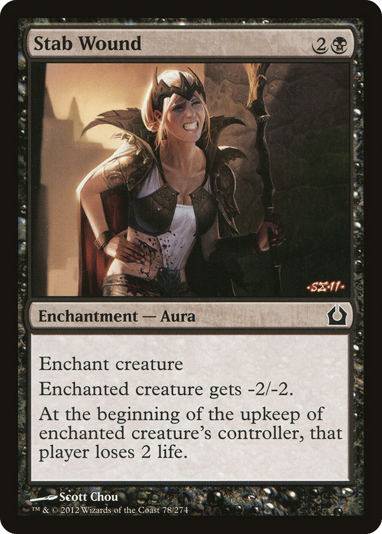 Stab Wound — Return to Ravnica — Magic: The Gathering