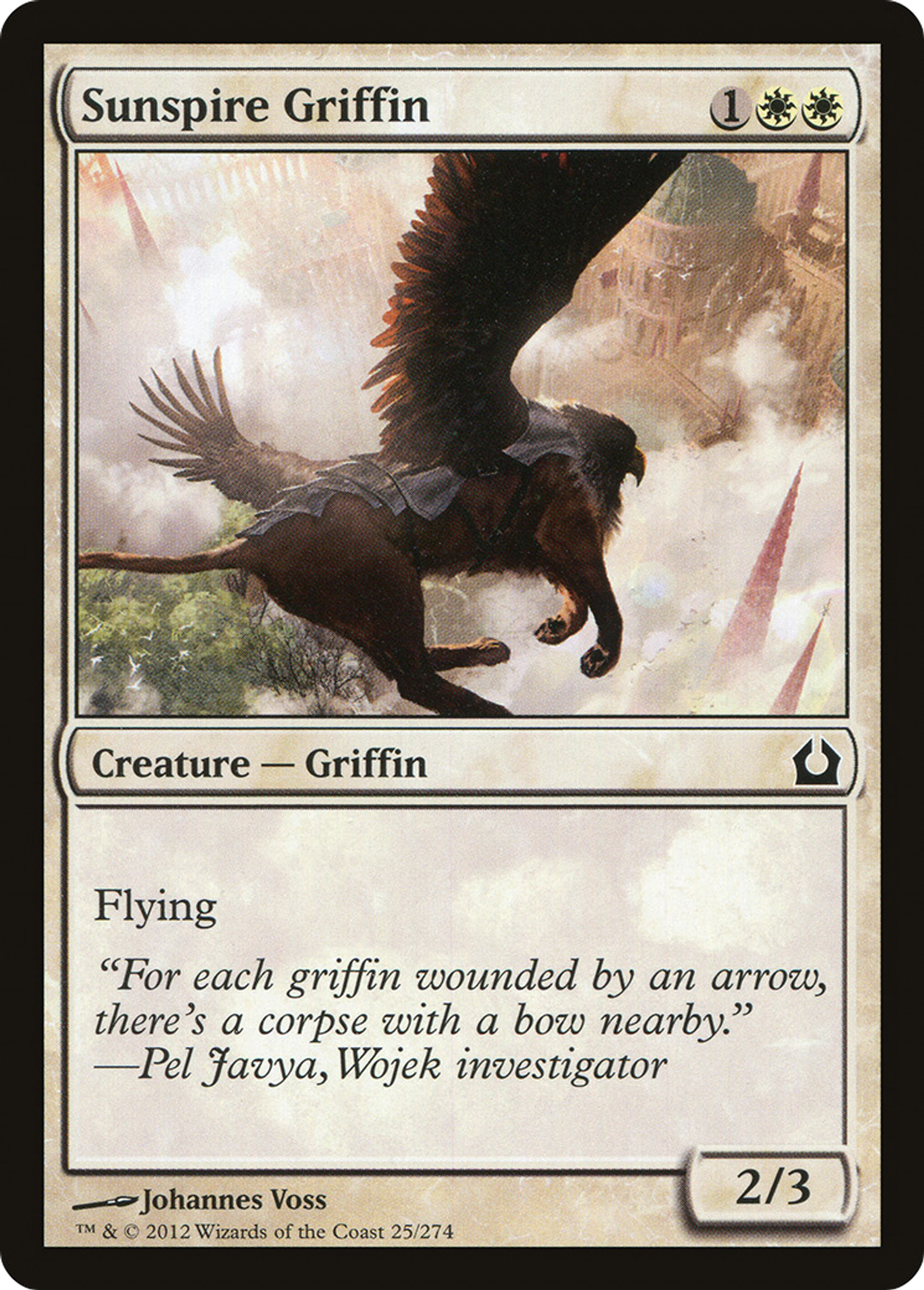 Sunspire Griffin — Return to Ravnica — Magic: The Gathering