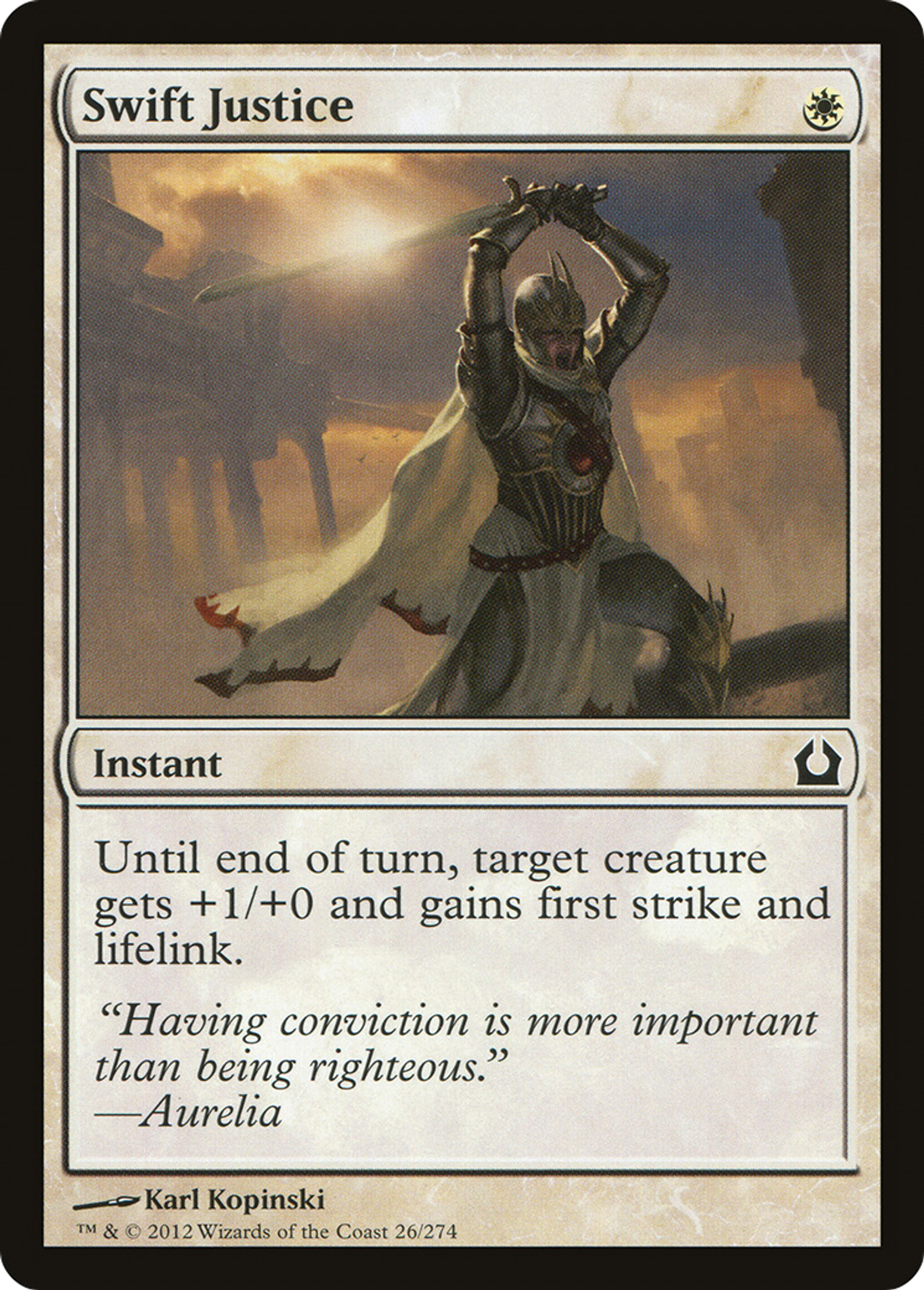 Swift Justice — Return to Ravnica — Magic: The Gathering