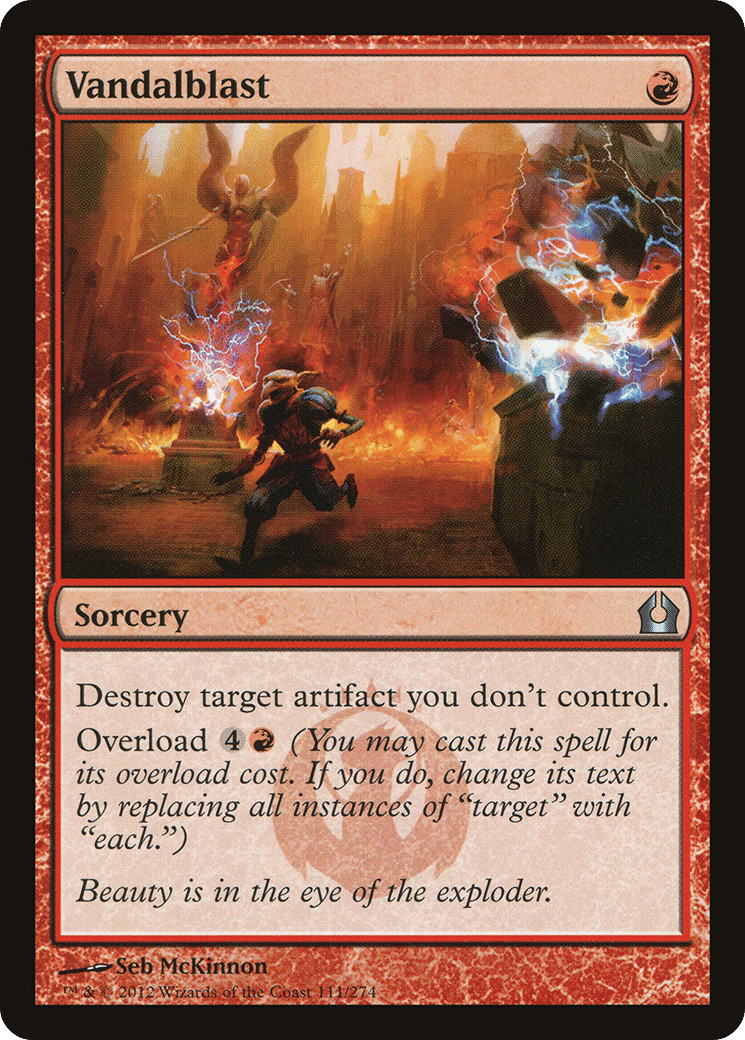Vandalblast — Return to Ravnica — Magic: The Gathering