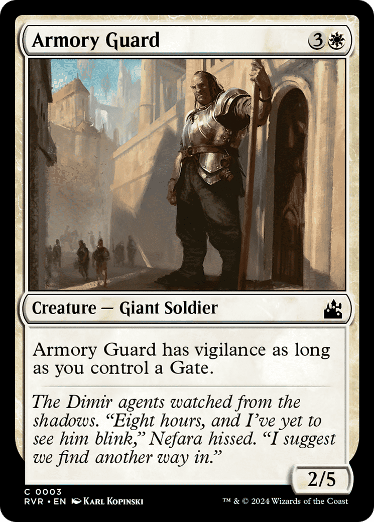 Armory Guard — Ravnica Remastered — Magic: The Gathering