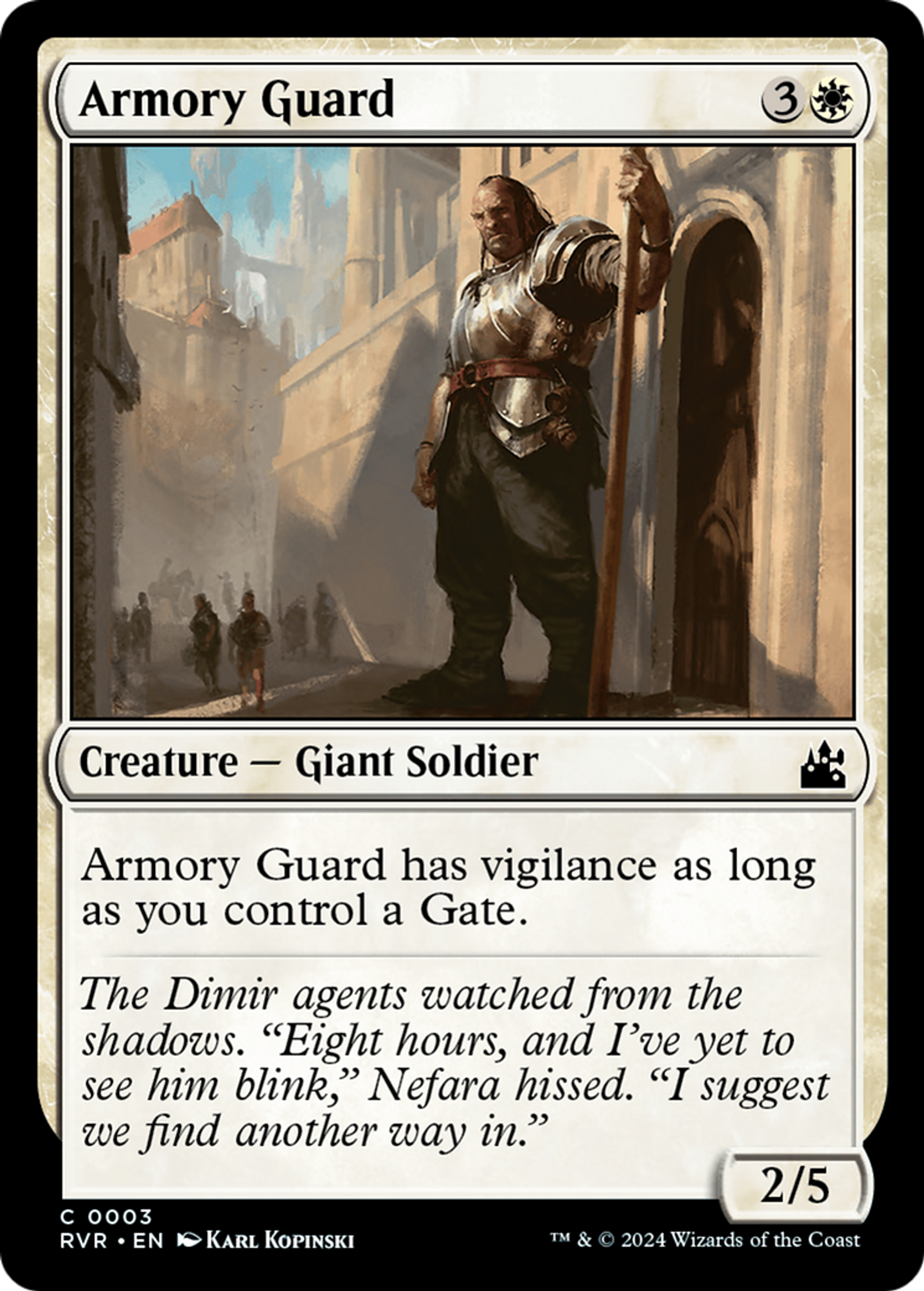 Armory Guard — Ravnica Remastered — Magic: The Gathering