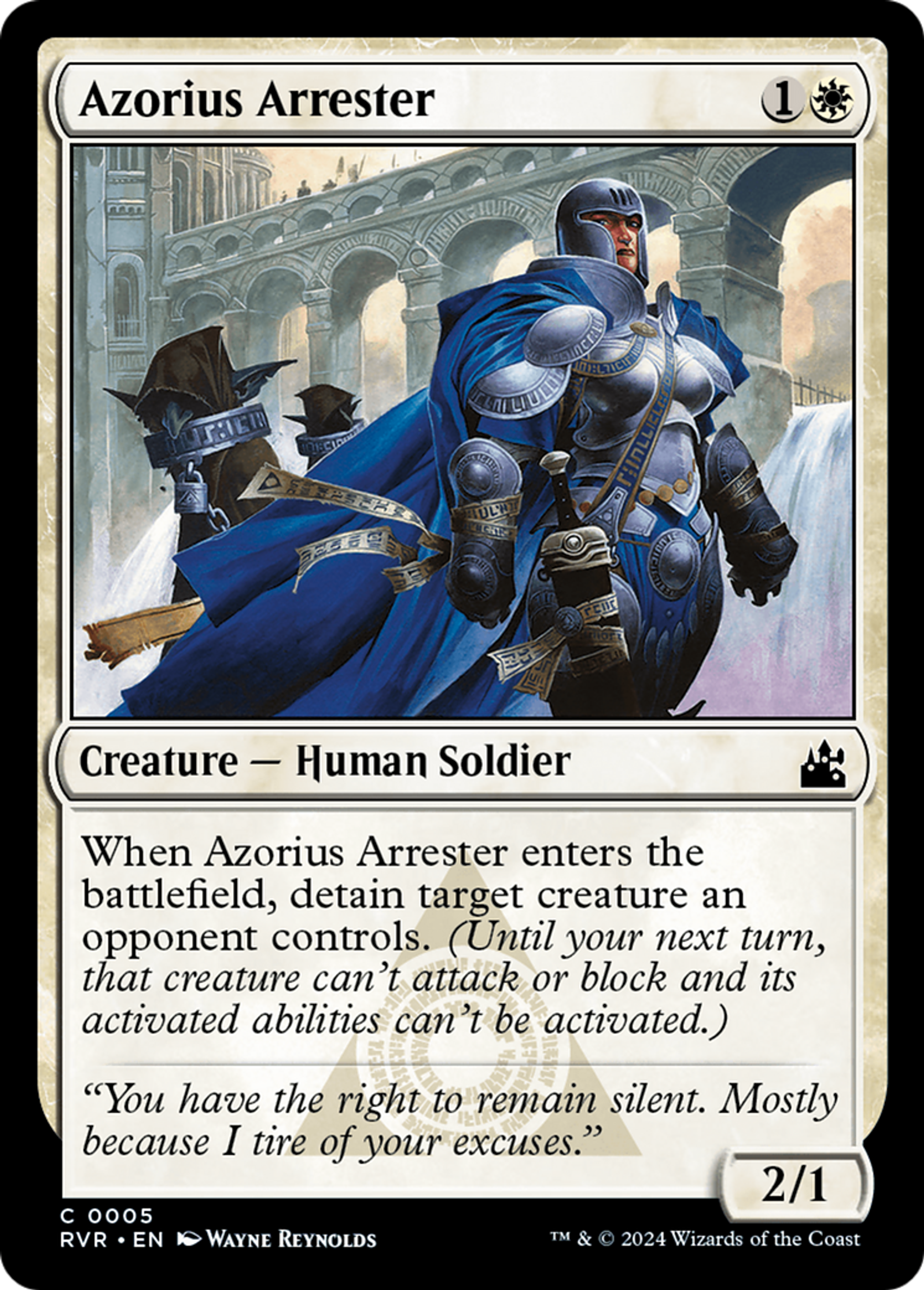 Azorius Arrester — Ravnica Remastered — Magic: The Gathering