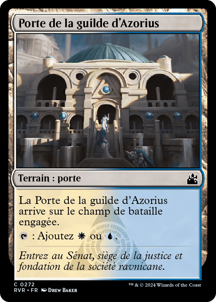 Porte de la guilde d'Azorius — Ravnica Remastered — Magic: The Gathering