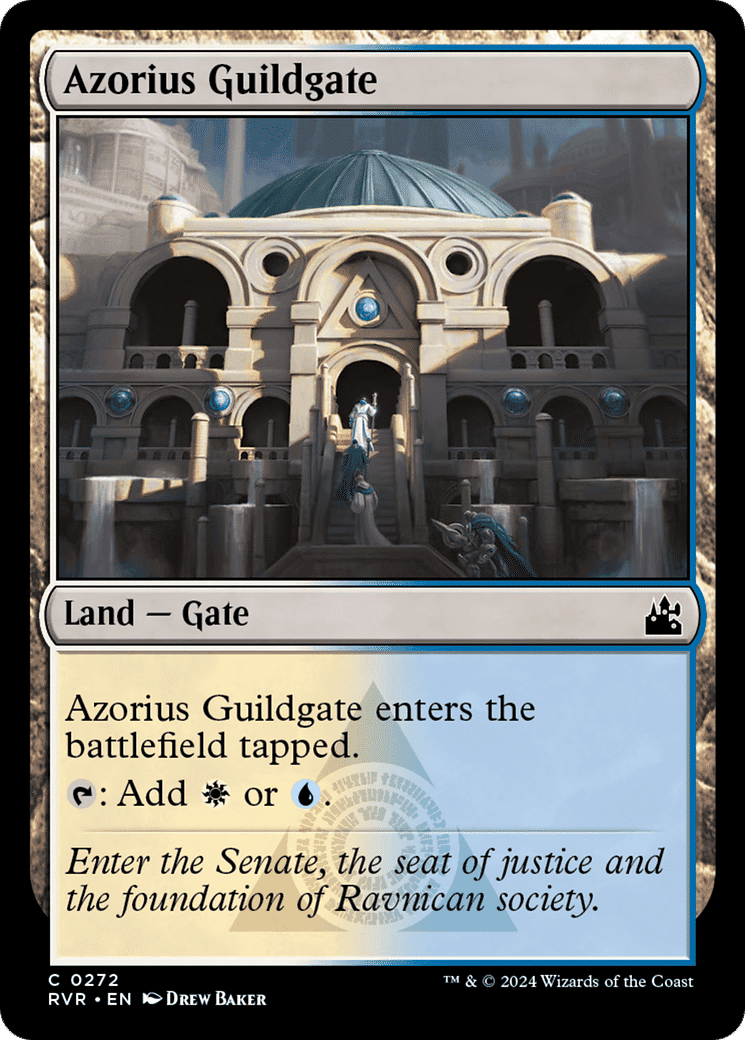 Azorius Guildgate — Ravnica Remastered — Magic: The Gathering