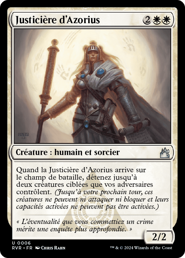 Justicière d'Azorius — Ravnica Remastered — Magic: The Gathering