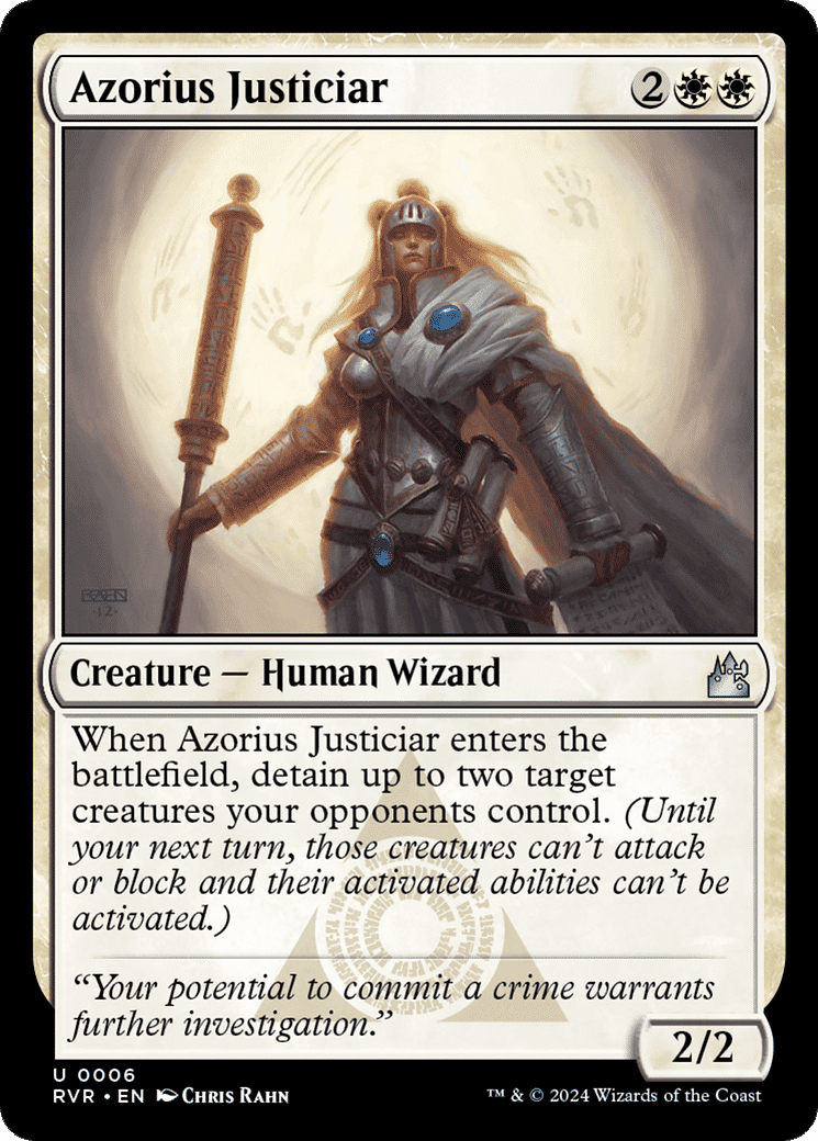 Azorius Justiciar — Ravnica Remastered — Magic: The Gathering
