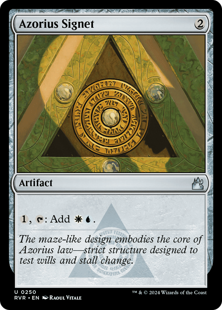 Azorius Signet — Ravnica Remastered — Magic: The Gathering