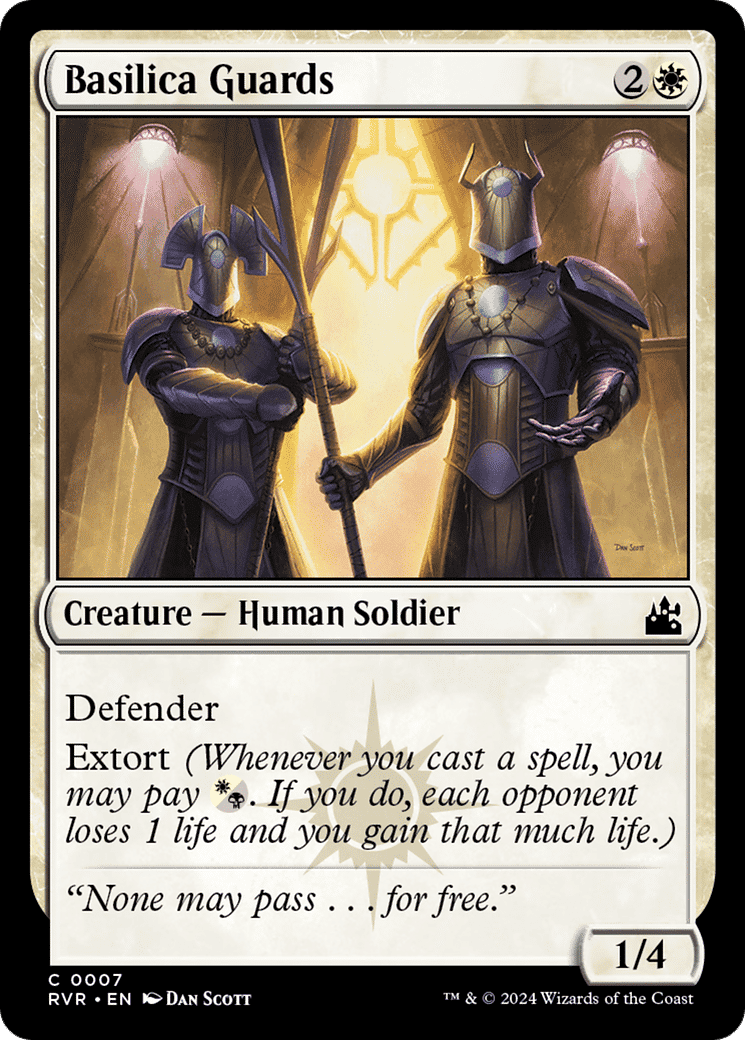 Basilica Guards — Ravnica Remastered — Magic: The Gathering
