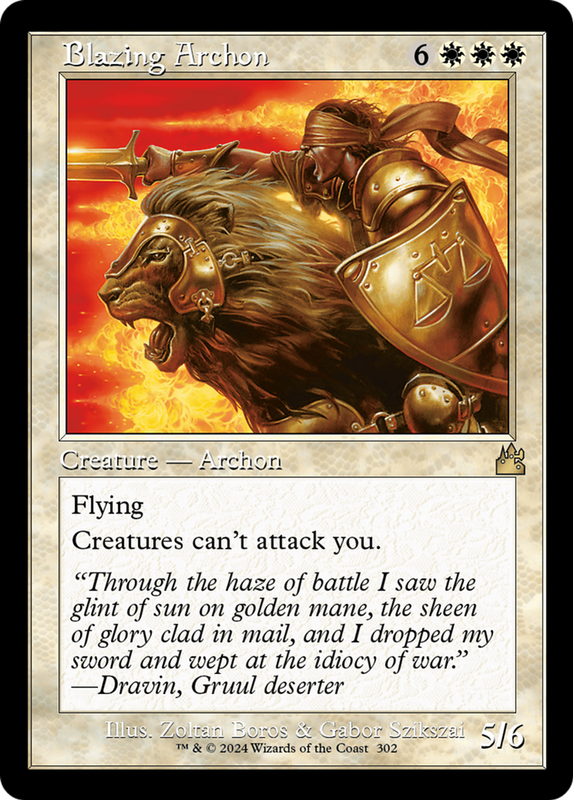 Archonte brûlant — Ravnica Remastered — Magic: The Gathering