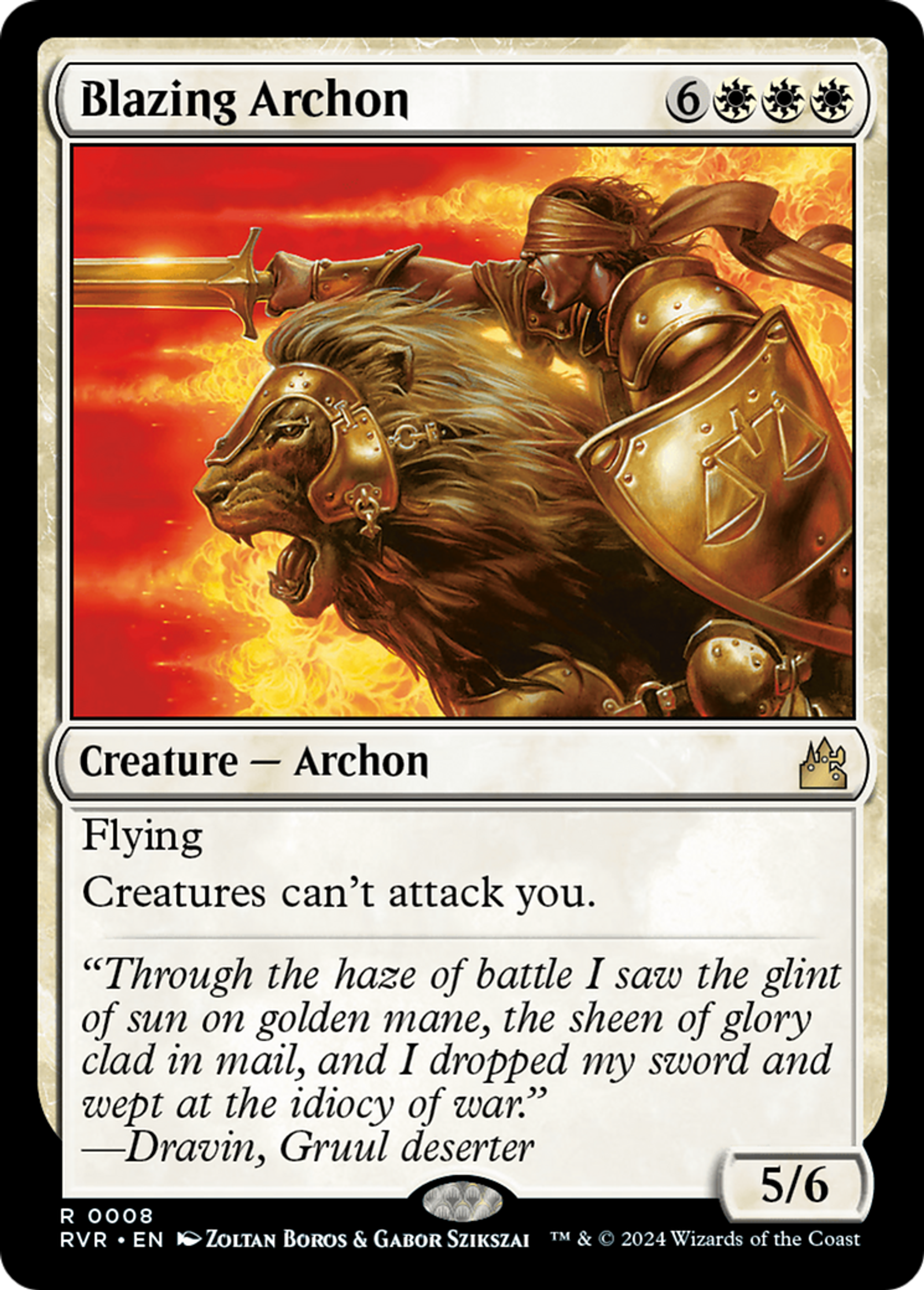 Blazing Archon — Ravnica Remastered — Magic: The Gathering