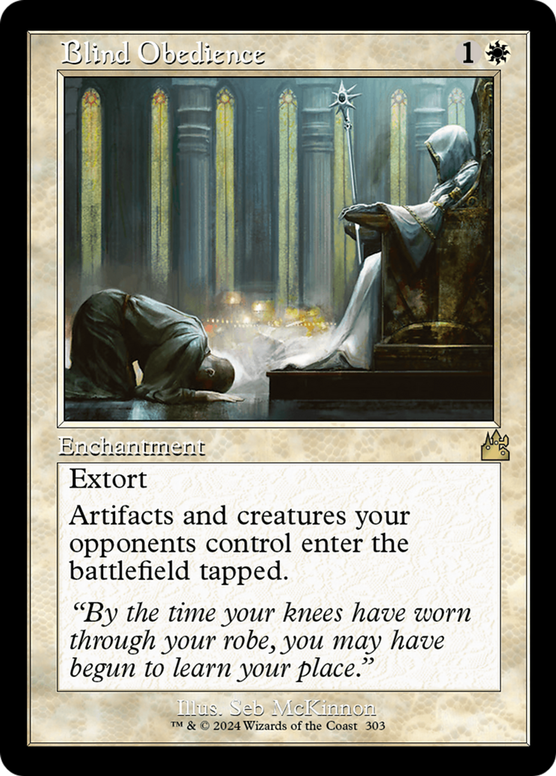 Blind Obedience — Ravnica Remastered — Magic: The Gathering