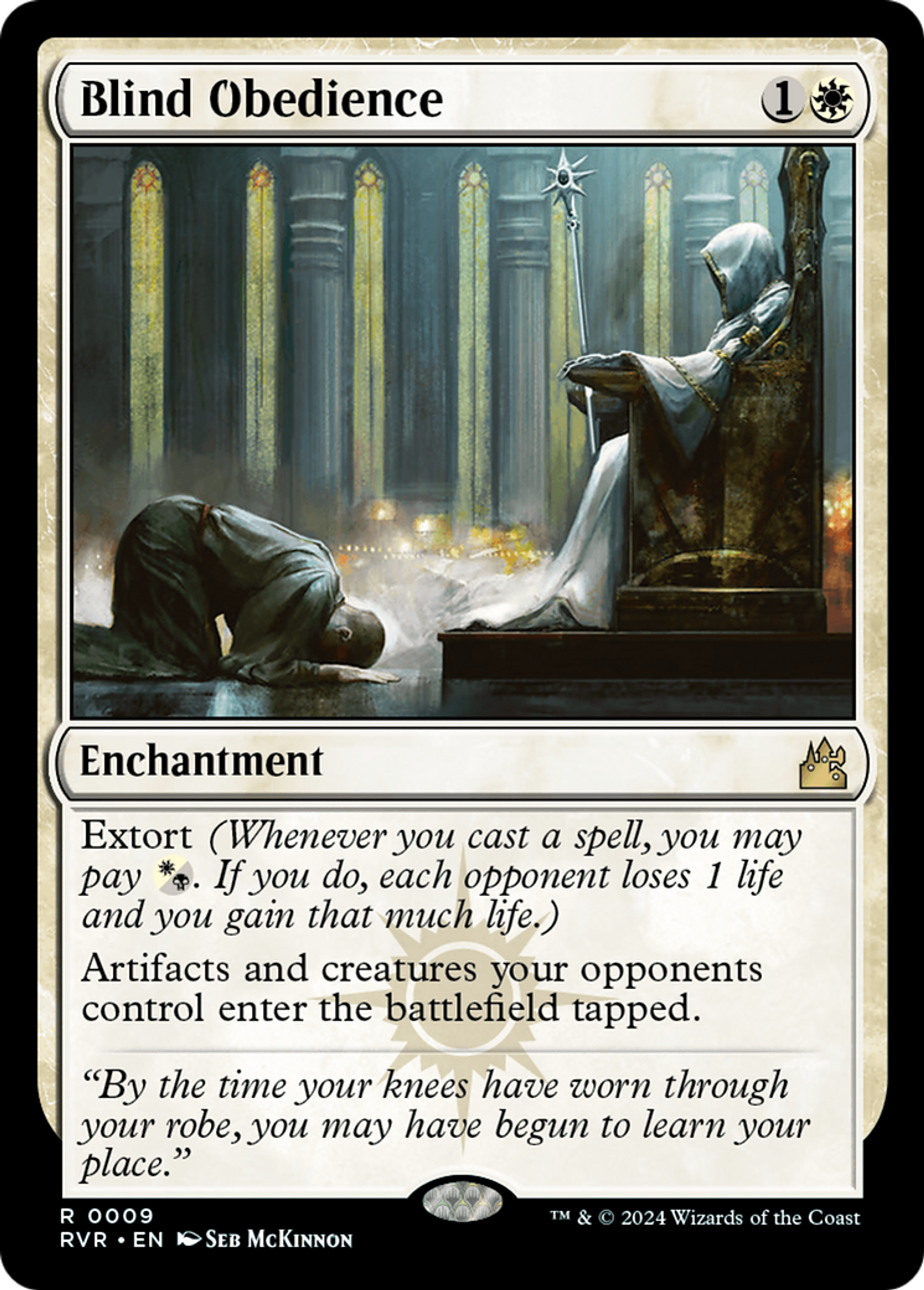 Blind Obedience — Ravnica Remastered — Magic: The Gathering