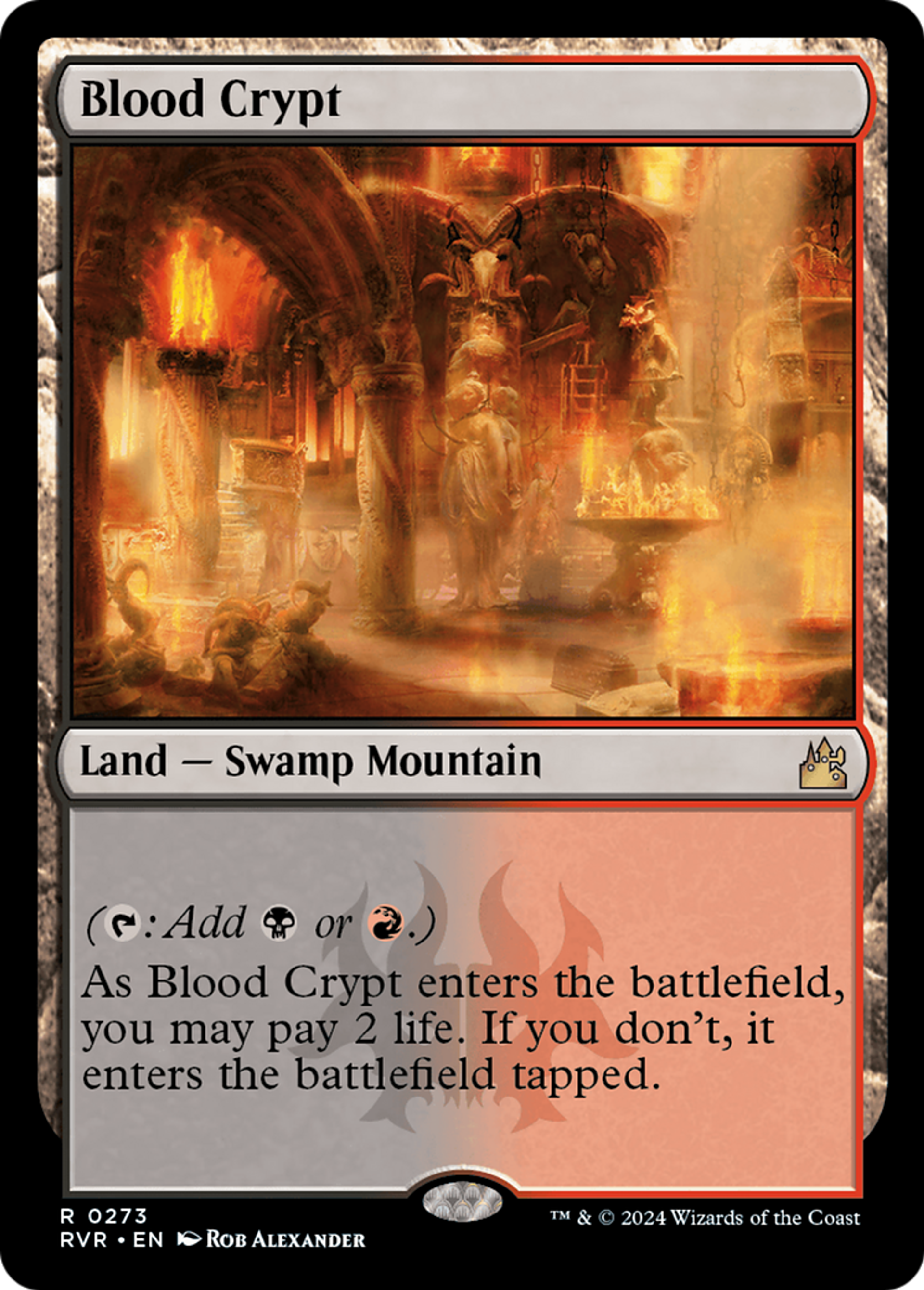 Blood Crypt — Ravnica Remastered — Magic: The Gathering