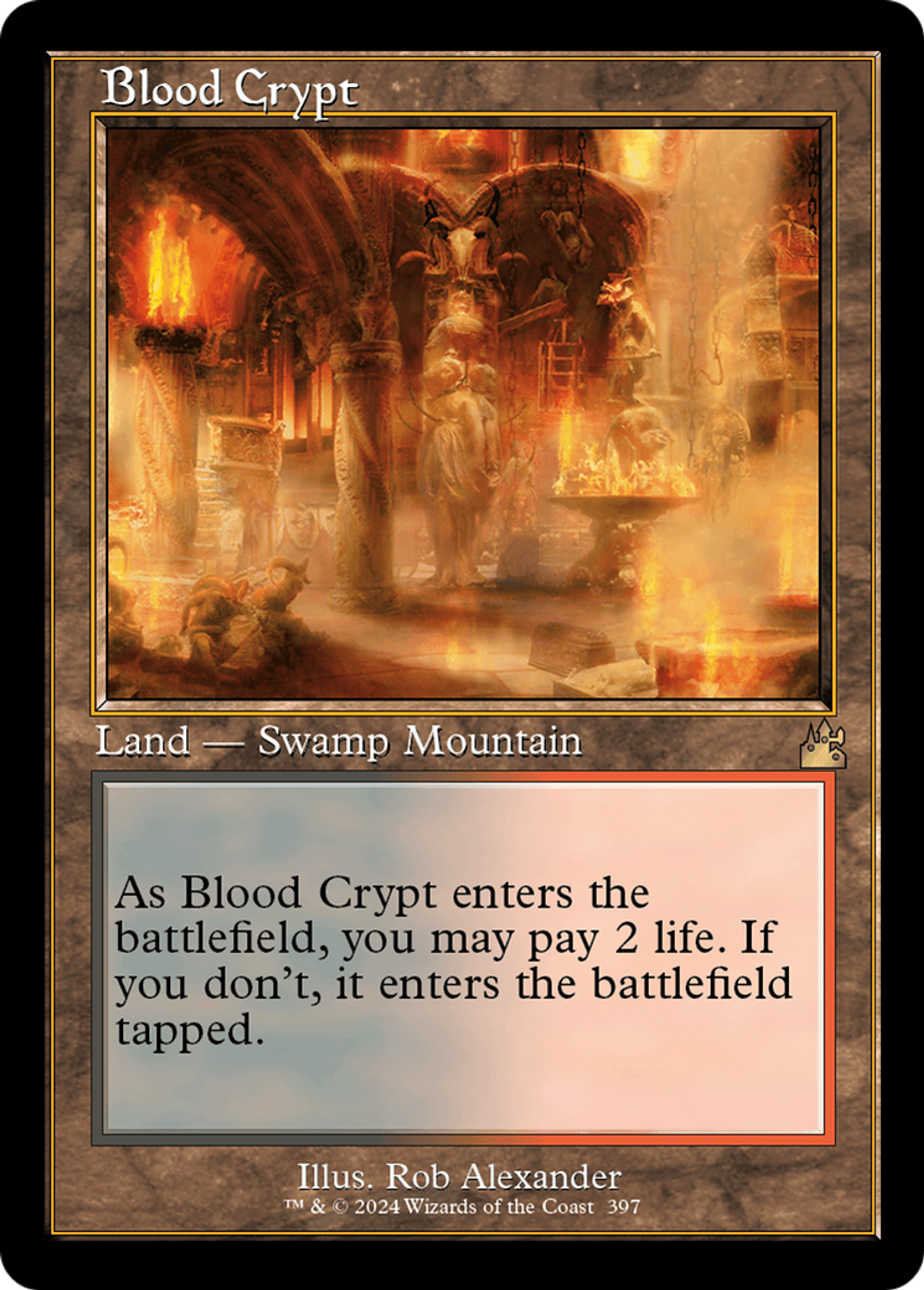 Blood Crypt — Ravnica Remastered — Magic: The Gathering