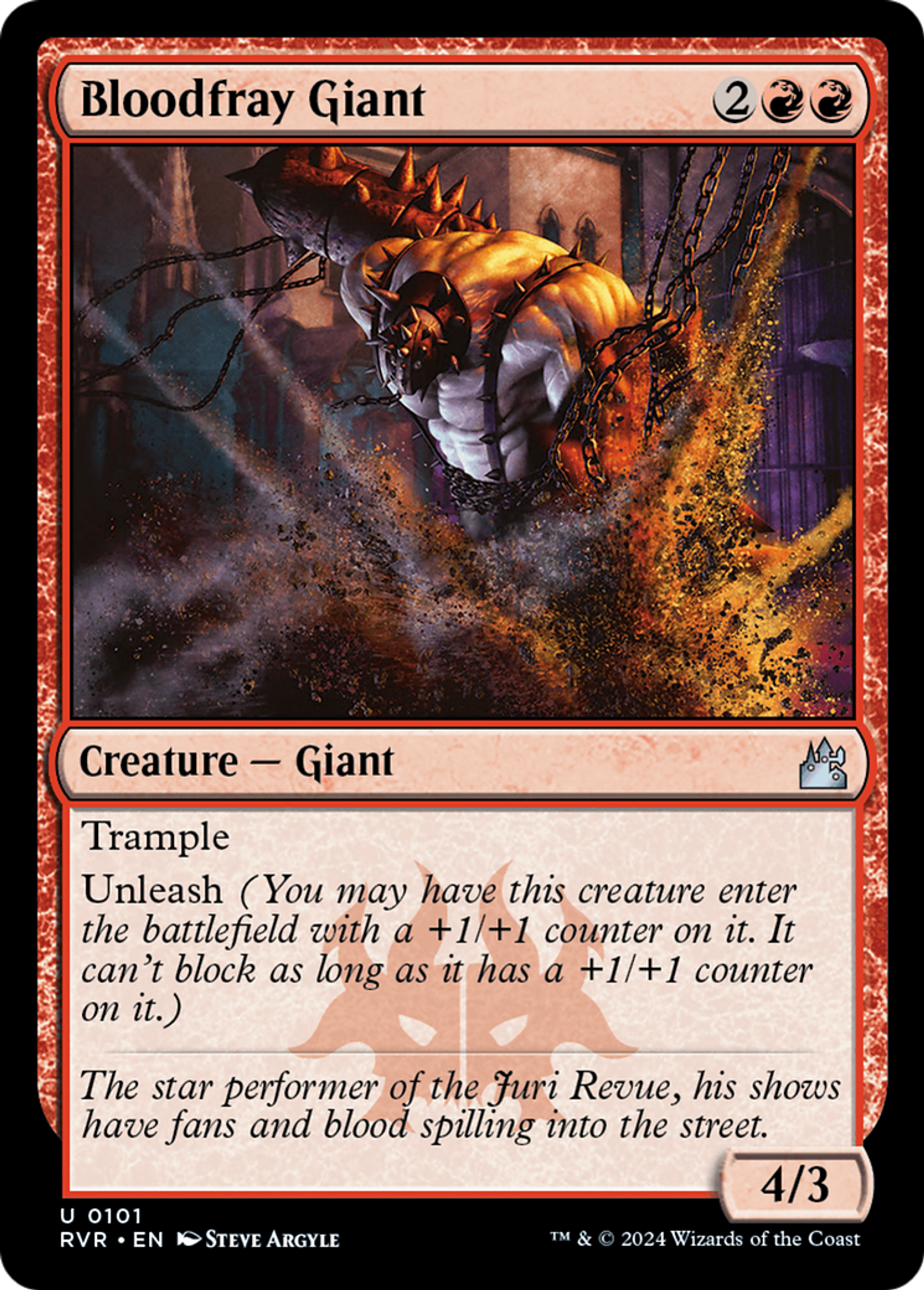Géant rixesang — Ravnica Remastered — Magic: The Gathering