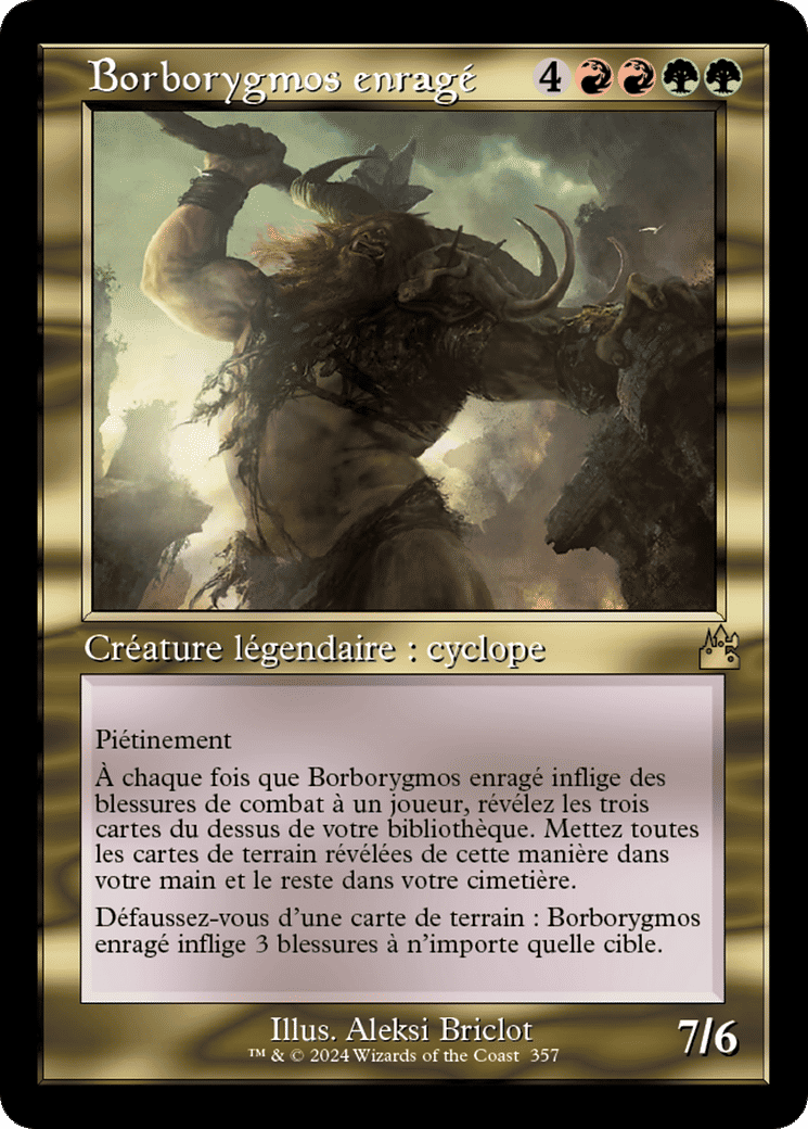 Borborygmos enragé — Ravnica Remastered — Magic: The Gathering