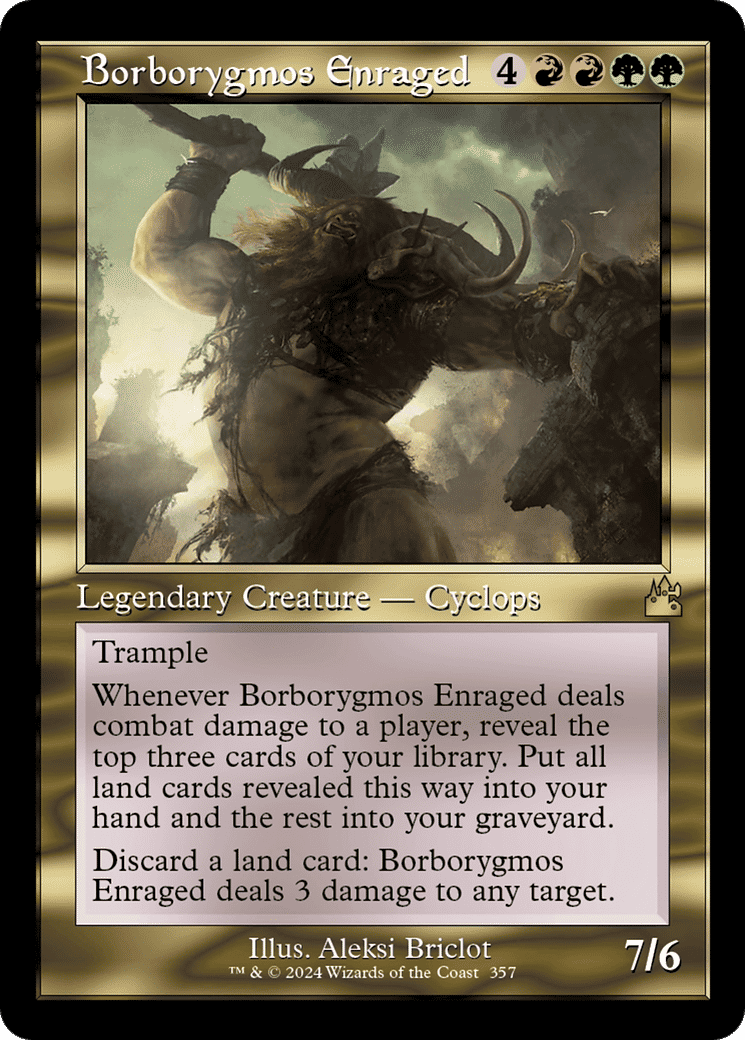 Borborygmos Enraged — Ravnica Remastered — Magic: The Gathering