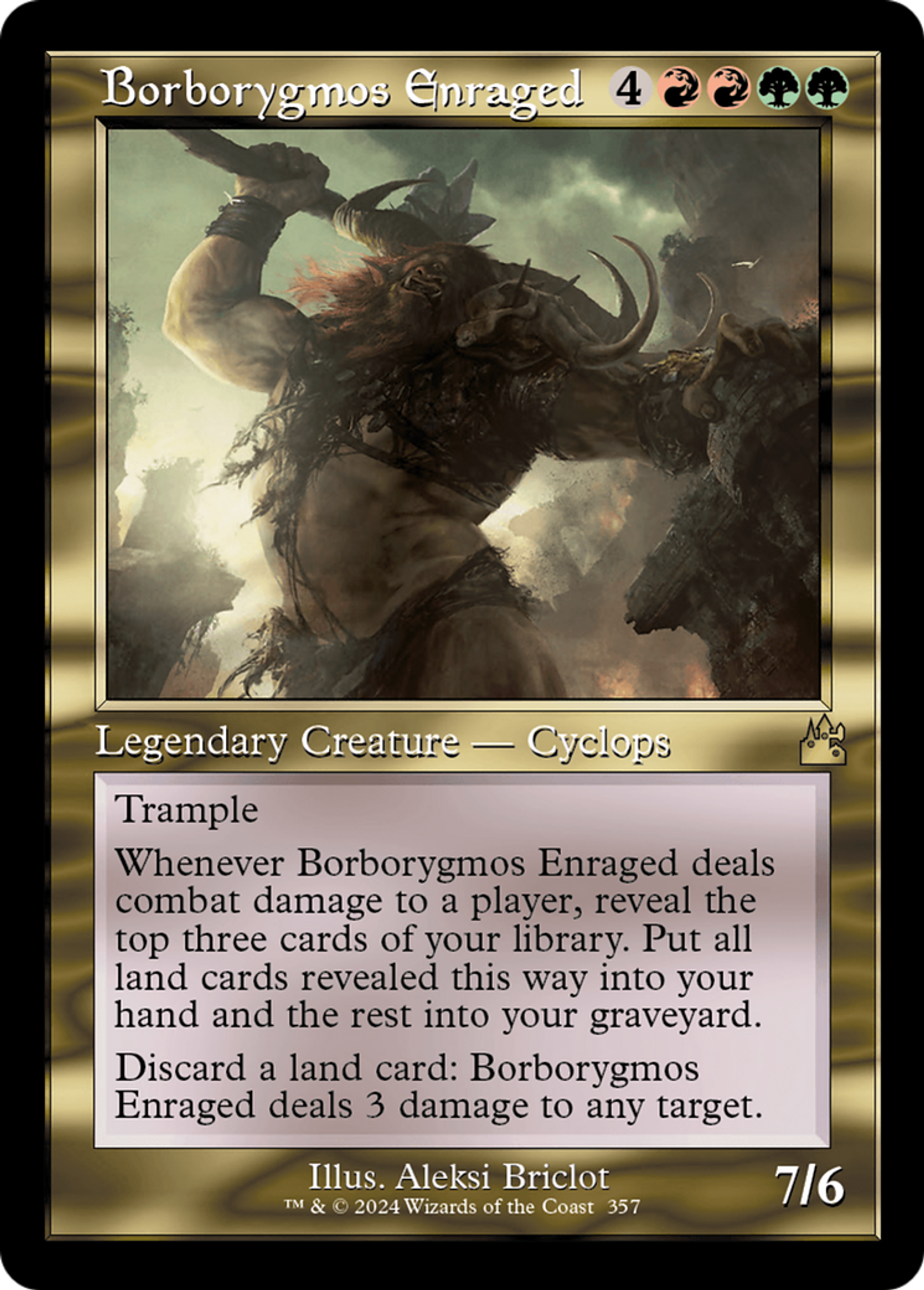 Borborygmos Enraged — Ravnica Remastered — Magic: The Gathering