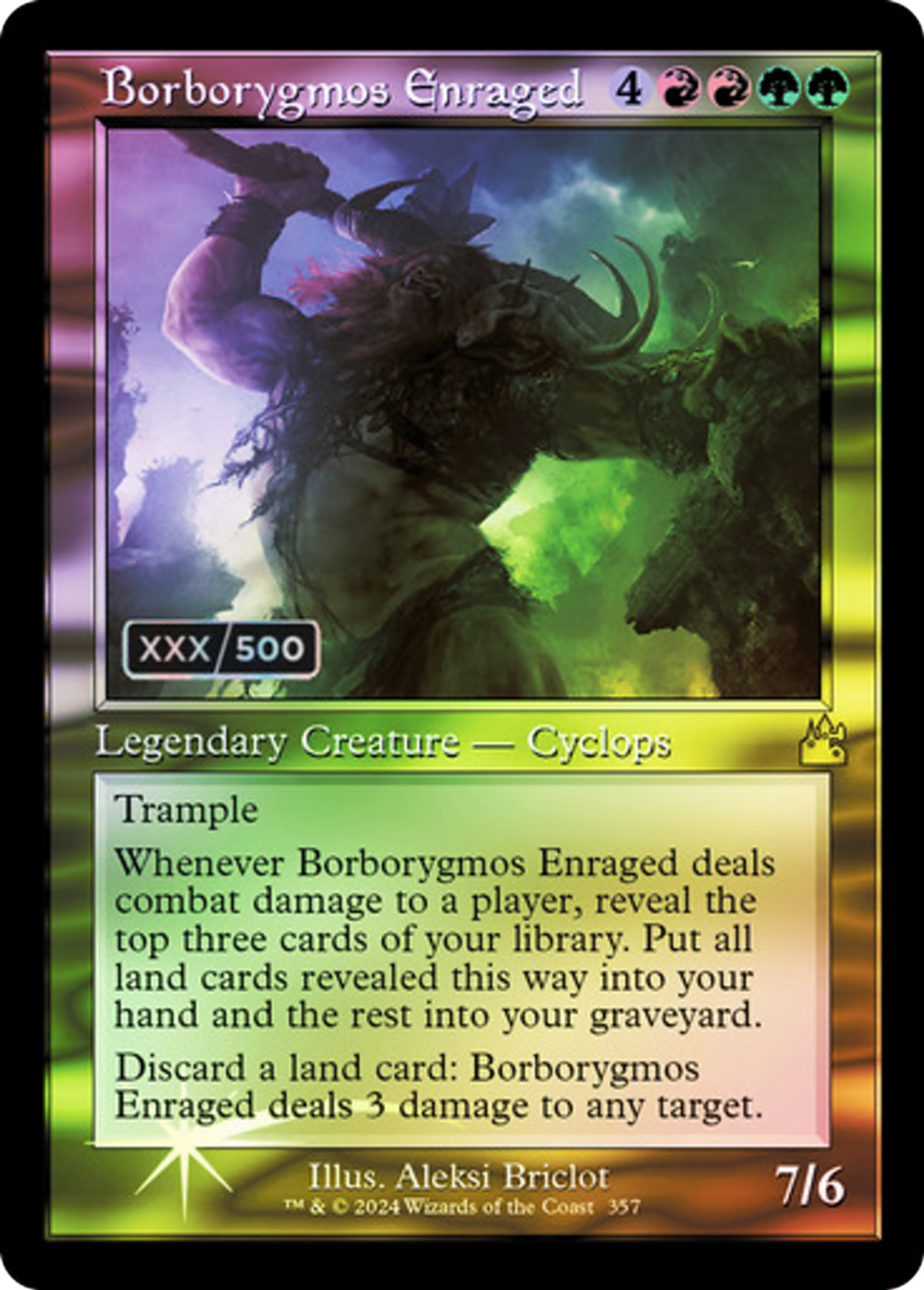 Borborygmos Enraged — Ravnica Remastered — Magic: The Gathering