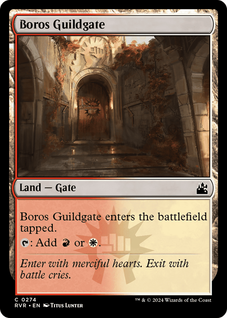 Boros Guildgate — Ravnica Remastered — Magic: The Gathering