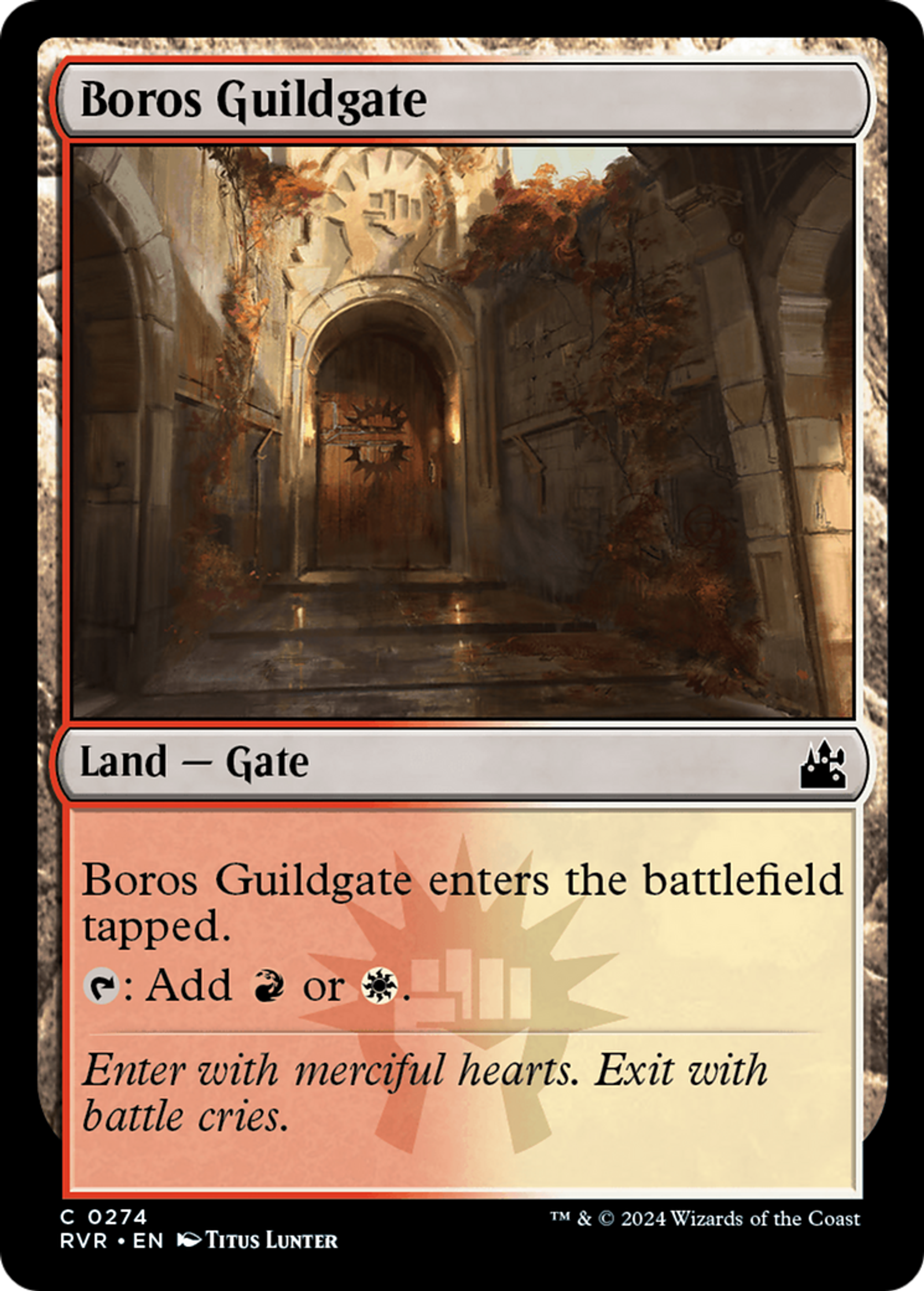 Boros Guildgate — Ravnica Remastered — Magic: The Gathering
