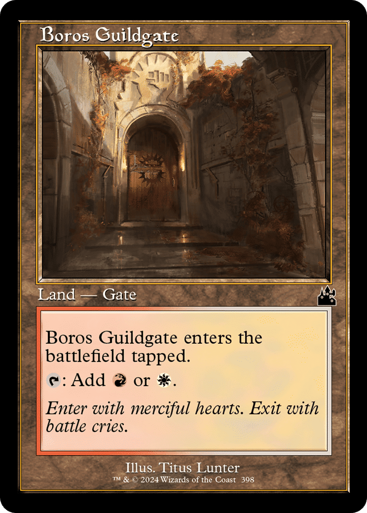 Boros Guildgate — Ravnica Remastered — Magic: The Gathering