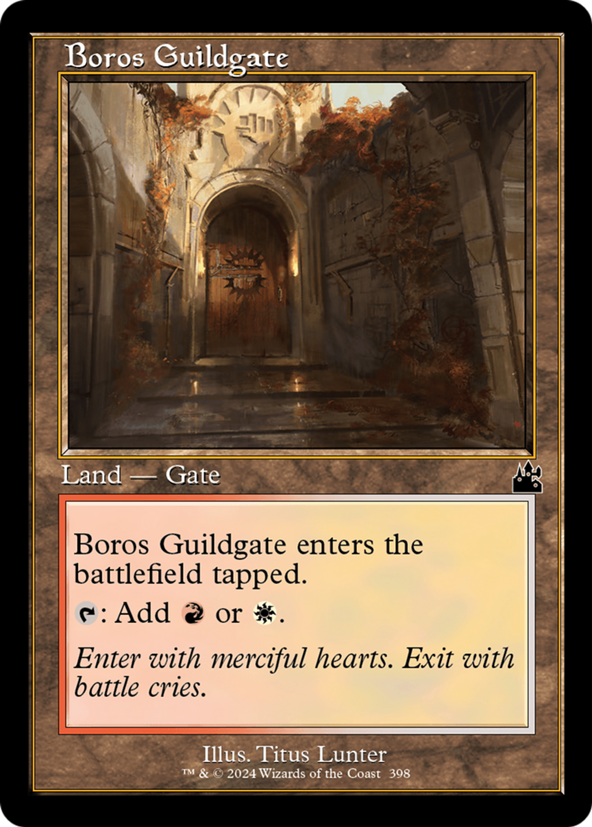 Boros Guildgate — Ravnica Remastered — Magic: The Gathering