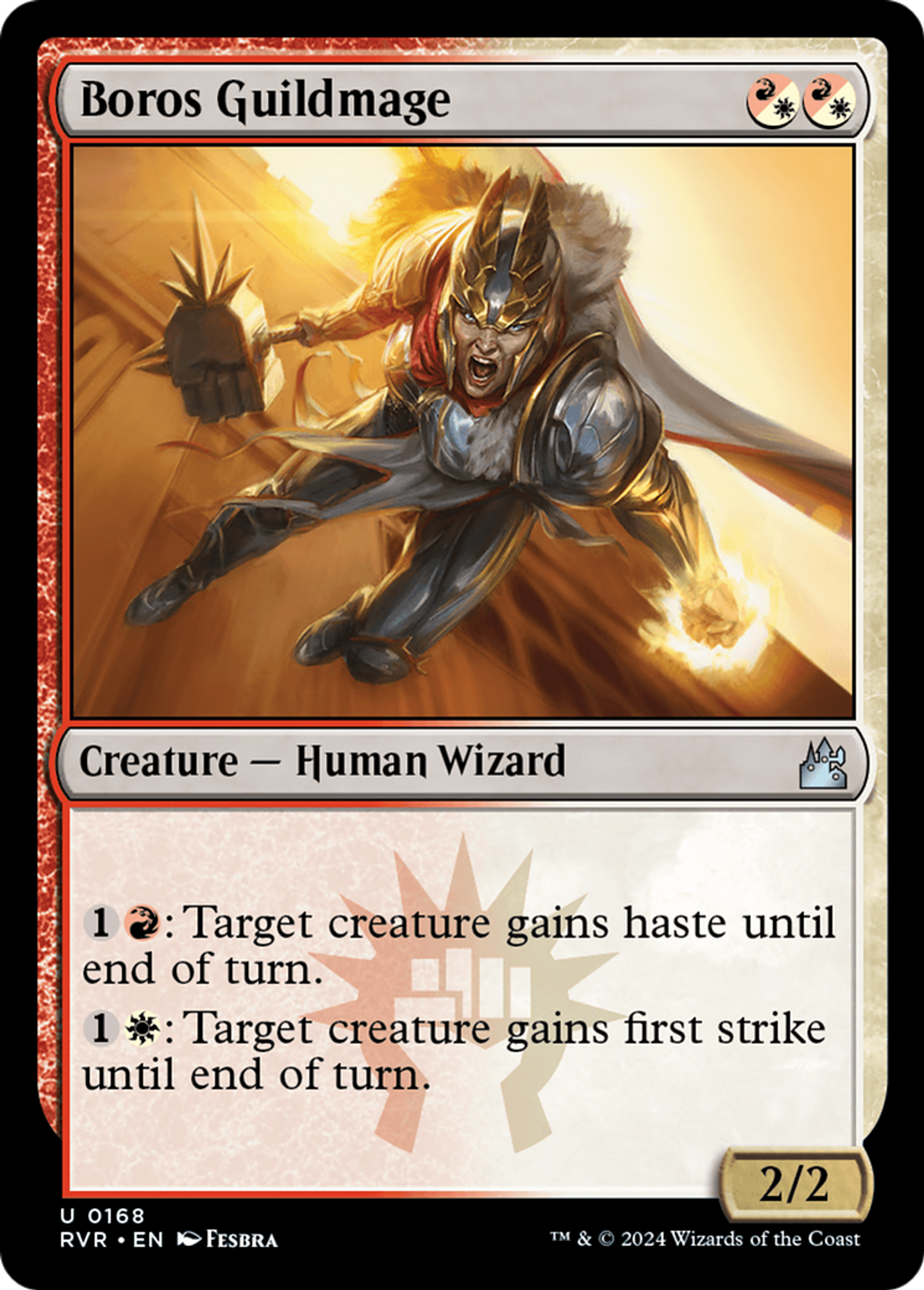 Boros Guildmage — Ravnica Remastered — Magic: The Gathering