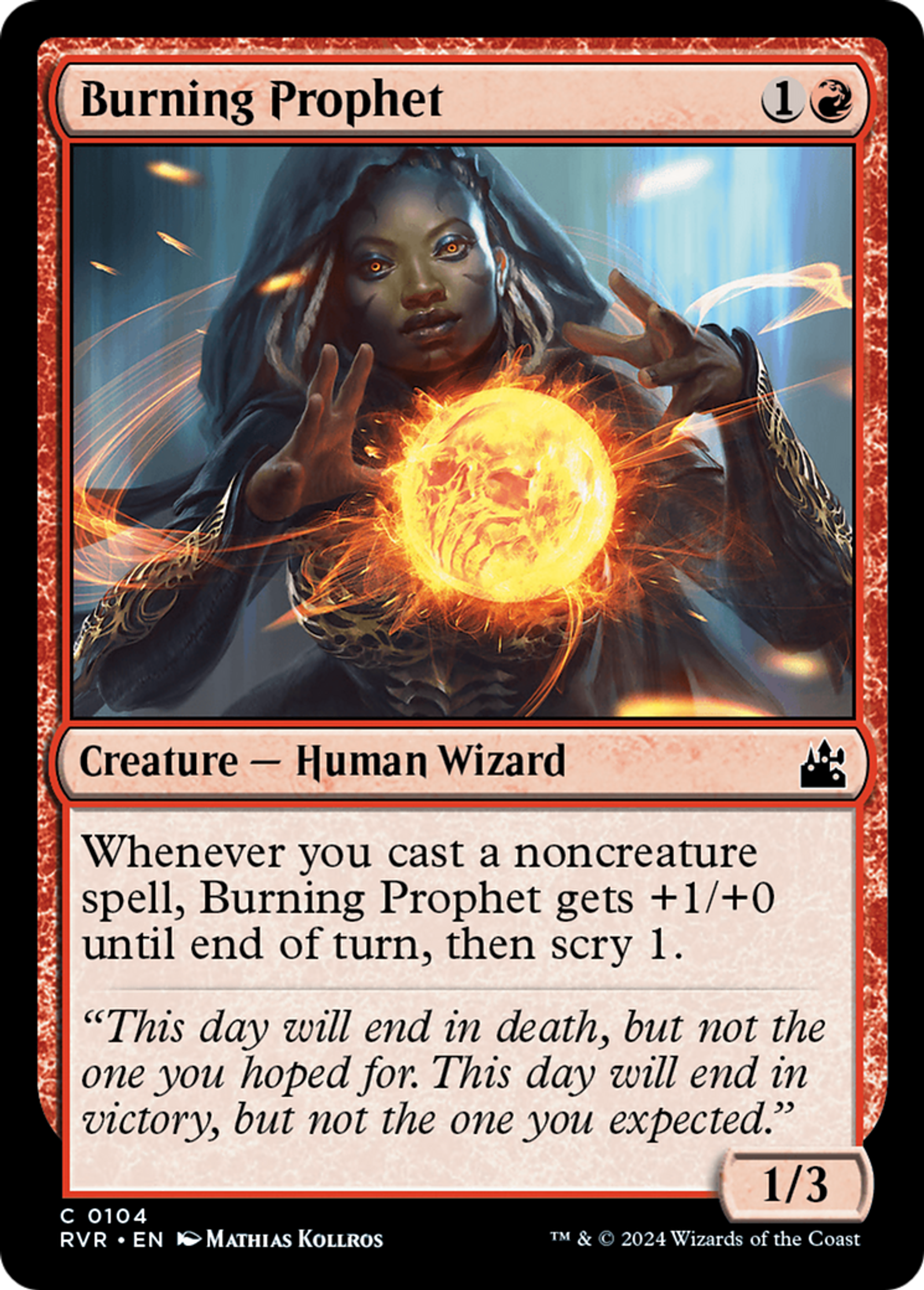 Prophétesse brûlante — Ravnica Remastered — Magic: The Gathering