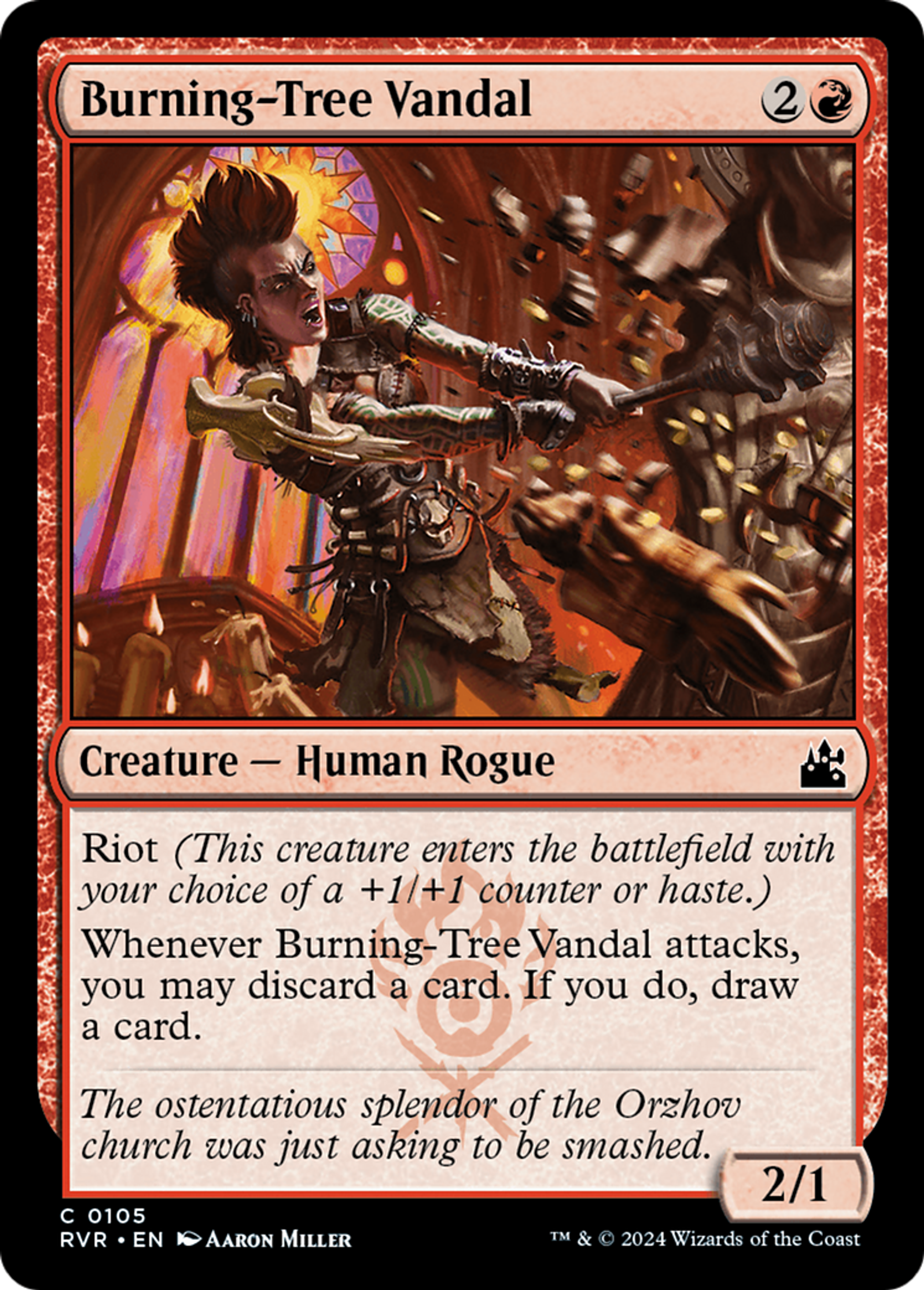 Vandale de Brûle-Arbre — Ravnica Remastered — Magic: The Gathering