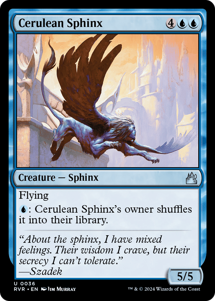 Cerulean Sphinx — Ravnica Remastered — Magic: The Gathering