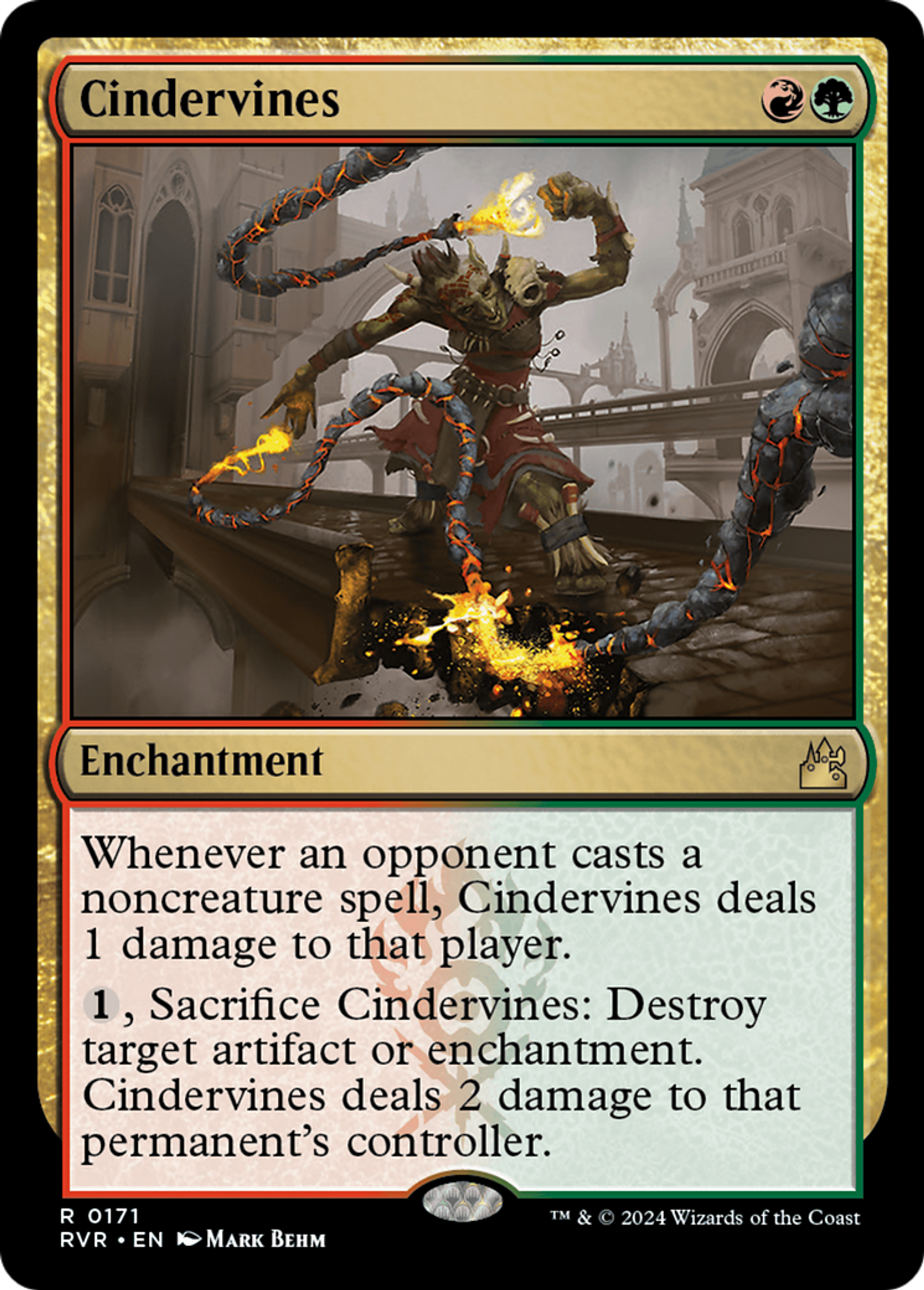 Cindervines — Ravnica Remastered — Magic: The Gathering
