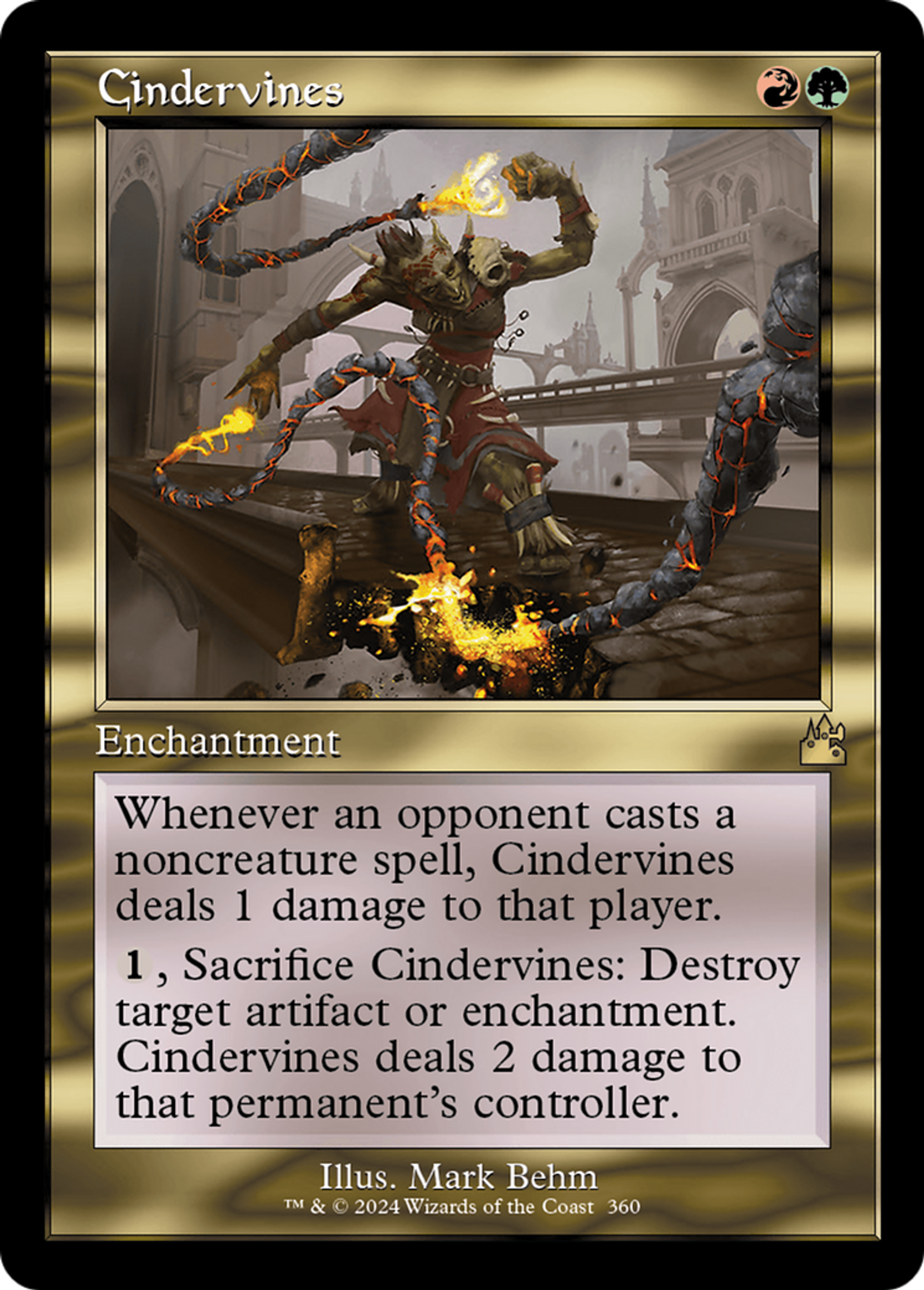 Cindervines — Ravnica Remastered — Magic: The Gathering