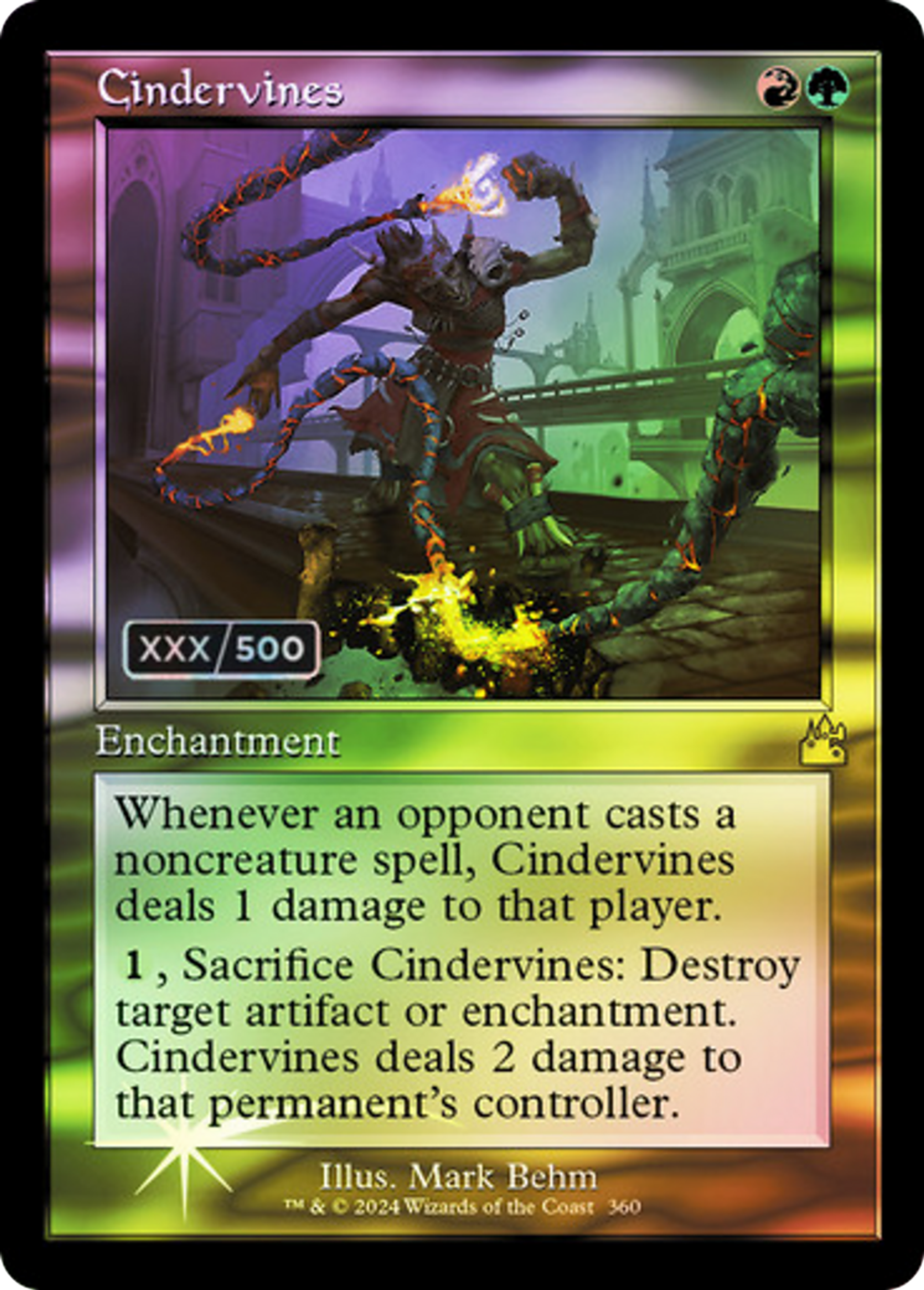 Cindervines — Ravnica Remastered — Magic: The Gathering