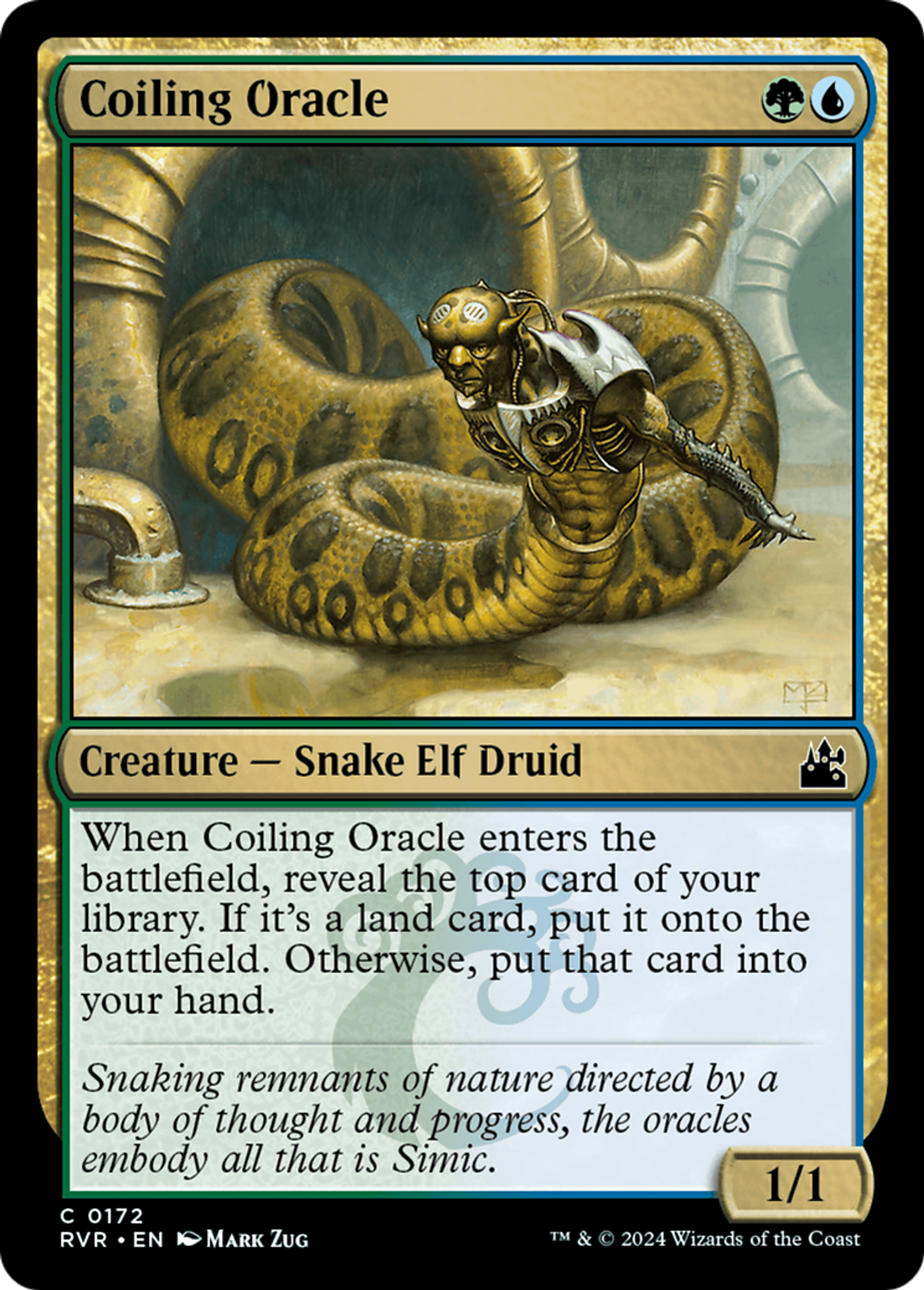 Coiling Oracle — Ravnica Remastered — Magic: The Gathering