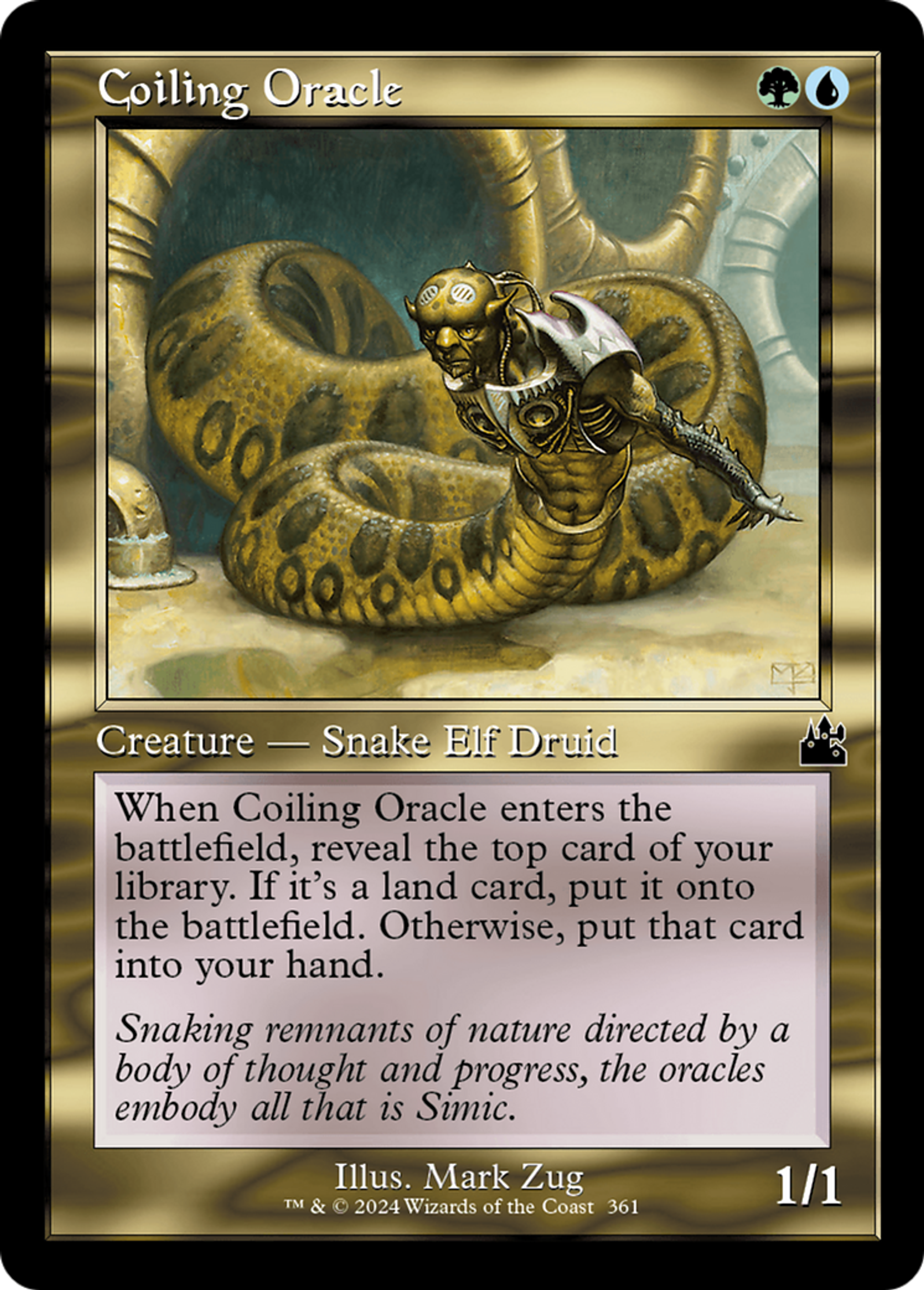 Coiling Oracle — Ravnica Remastered — Magic: The Gathering