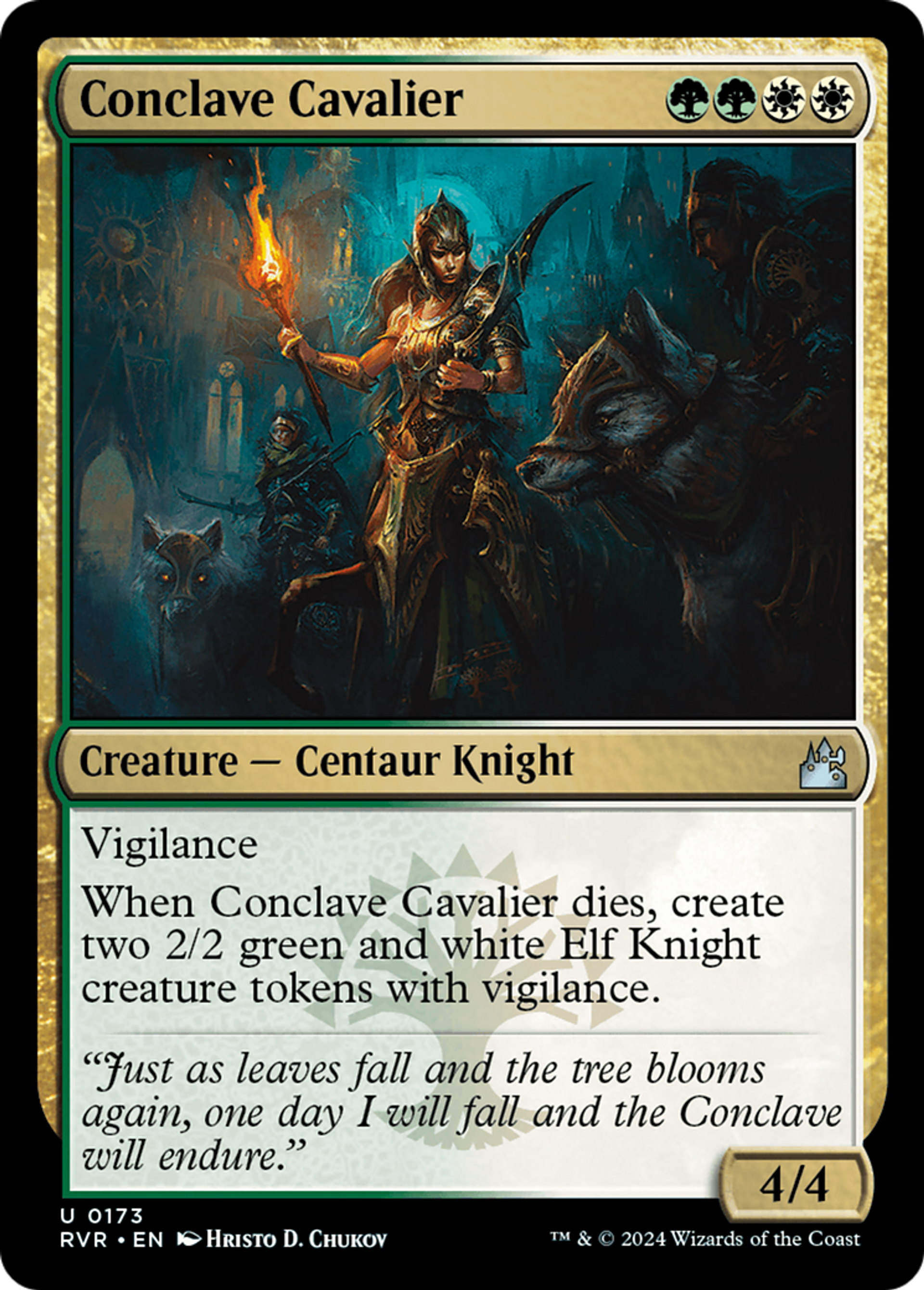 Conclave Cavalier — Ravnica Remastered — Magic: The Gathering