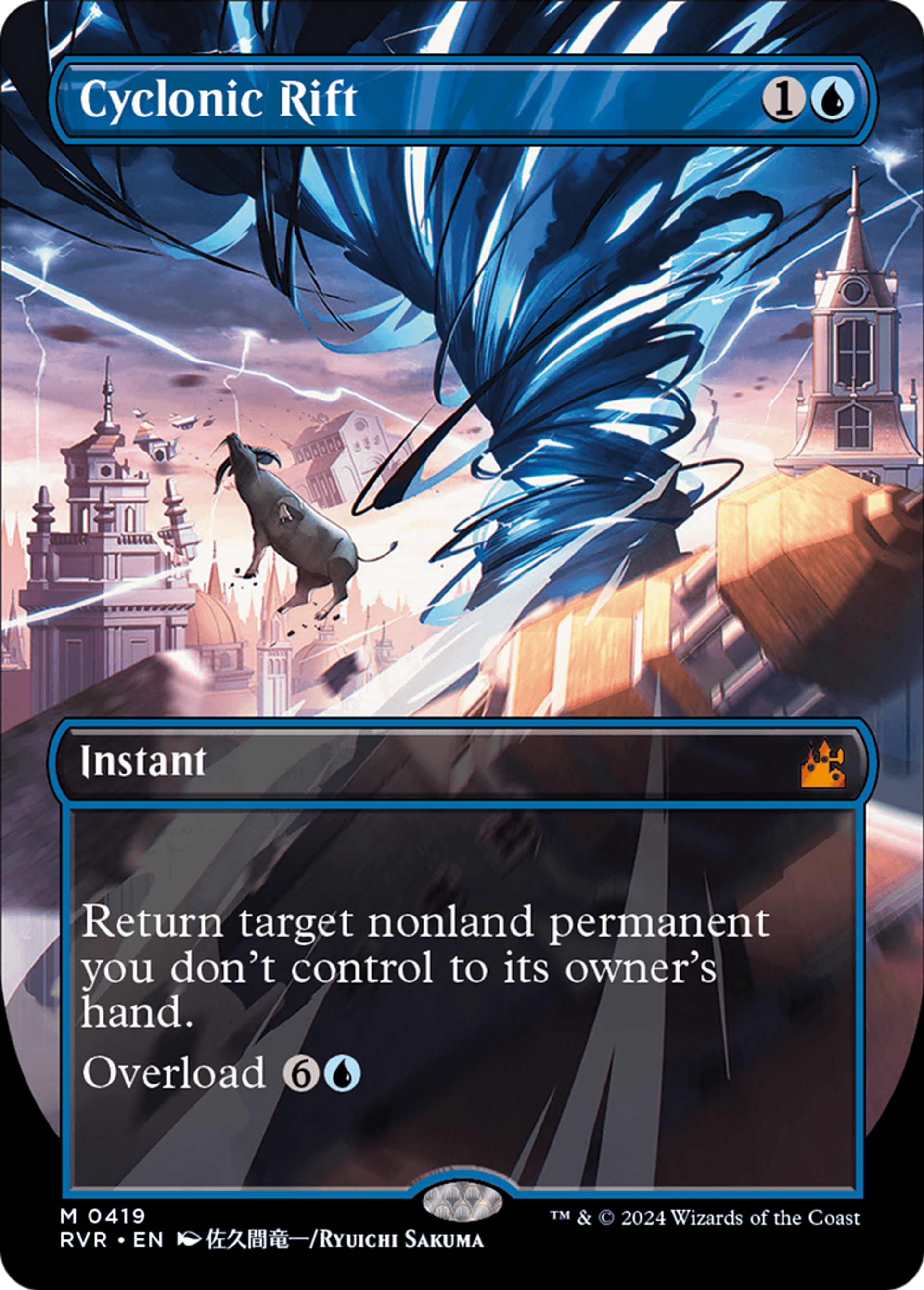 Cyclonic Rift — Ravnica Remastered — Magic: The Gathering