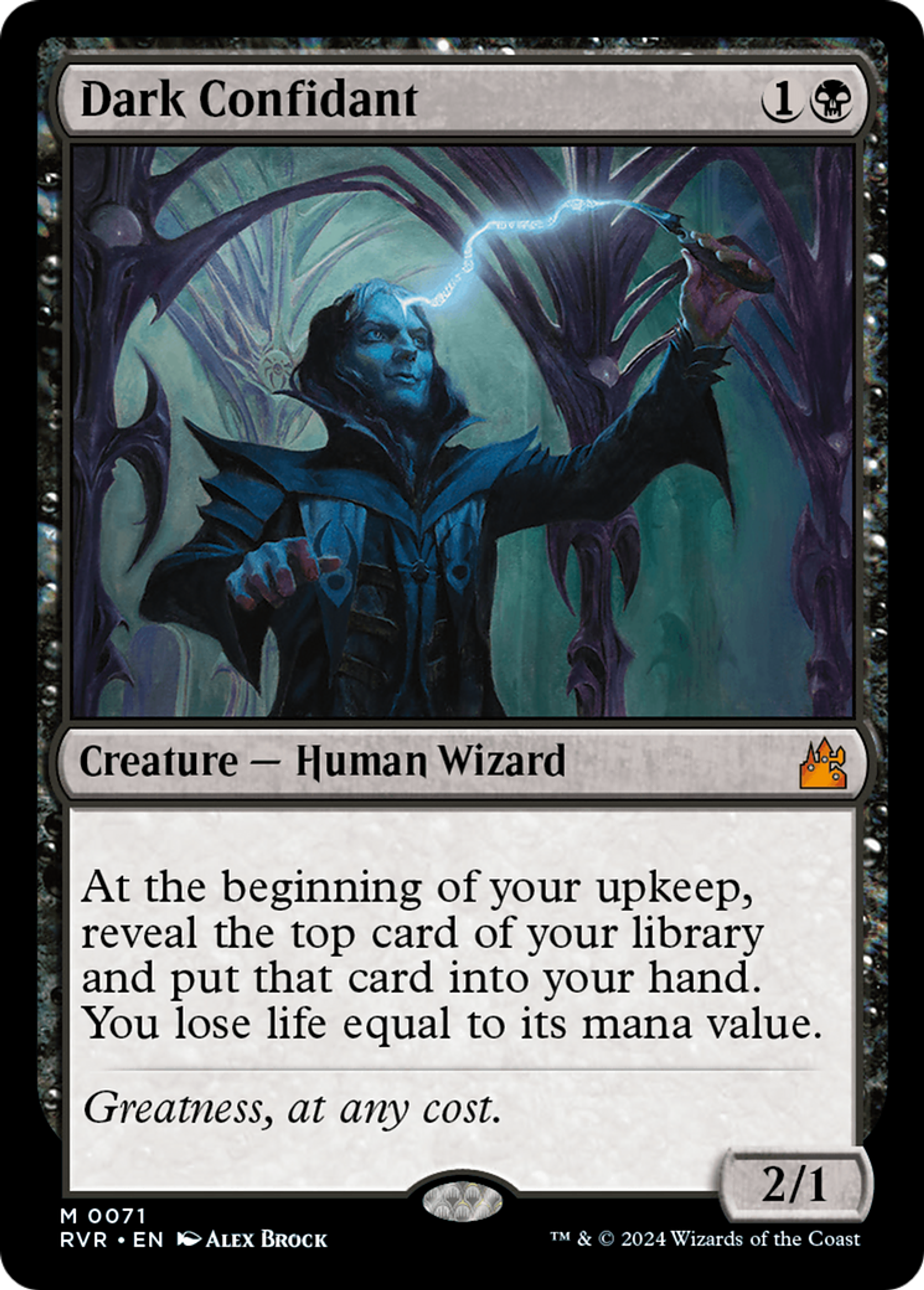 Dark Confidant — Ravnica Remastered — Magic: The Gathering