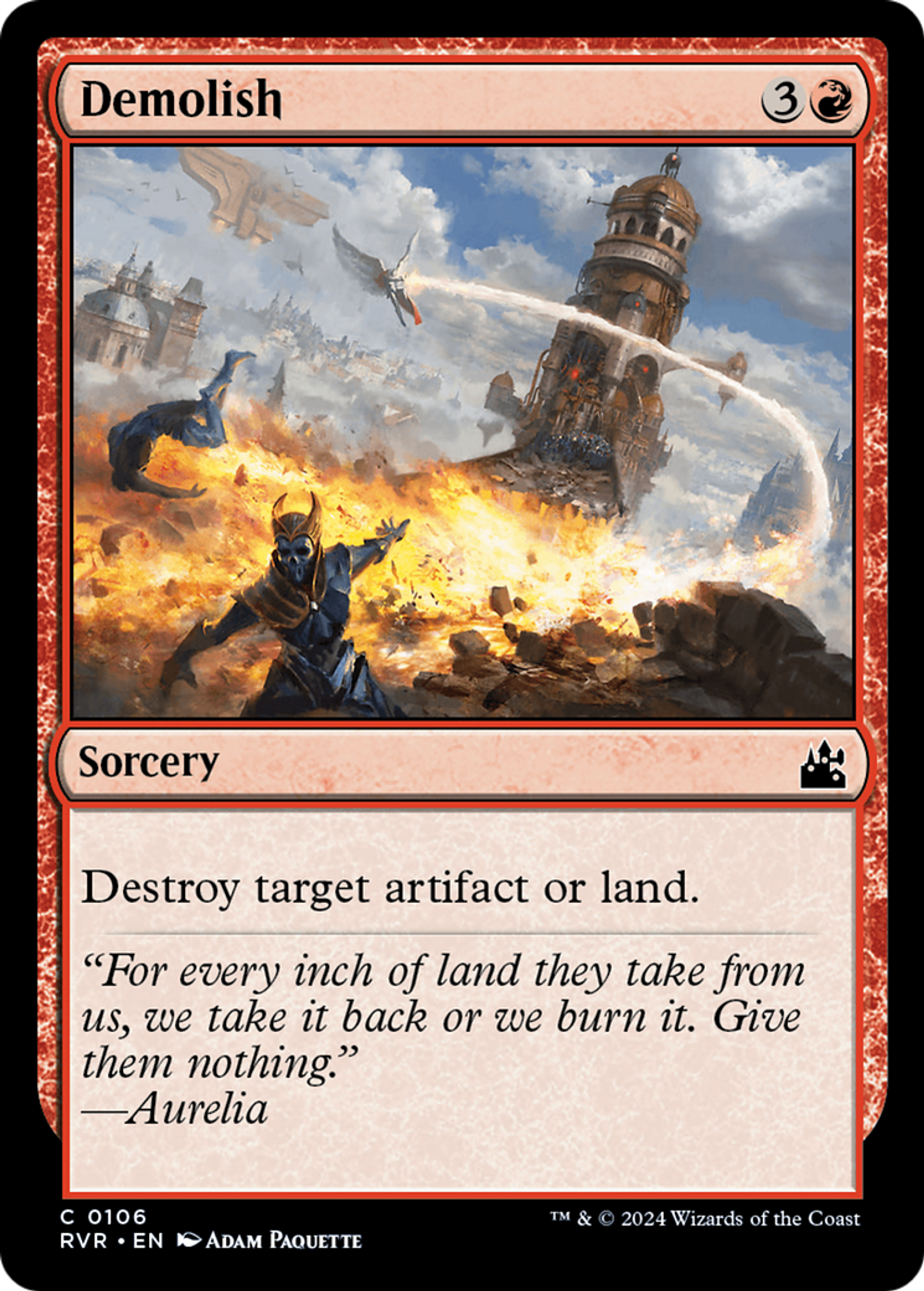 Démolition — Ravnica Remastered — Magic: The Gathering