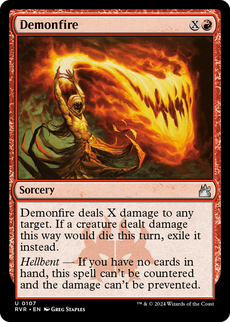 Demonfire — Ravnica Remastered — Magic: The Gathering