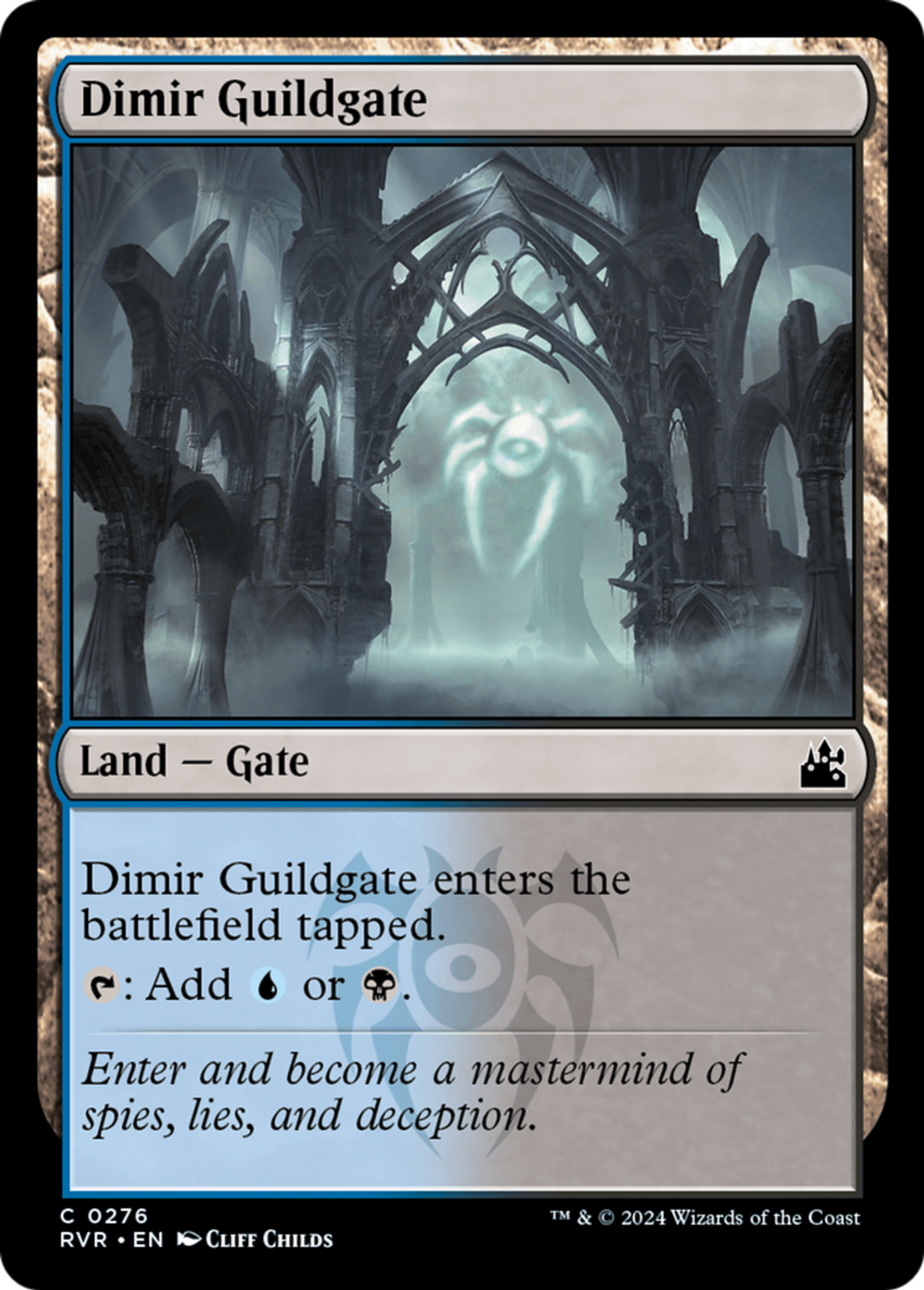 Dimir Guildgate — Ravnica Remastered — Magic: The Gathering