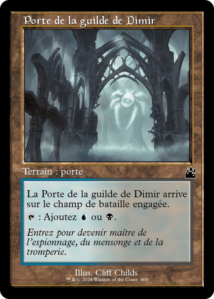 Porte de la guilde de Dimir — Ravnica Remastered — Magic: The Gathering