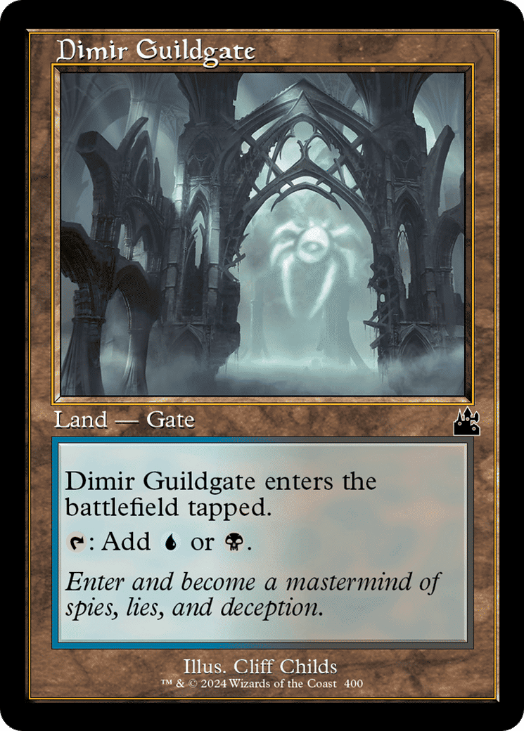 Dimir Guildgate — Ravnica Remastered — Magic: The Gathering