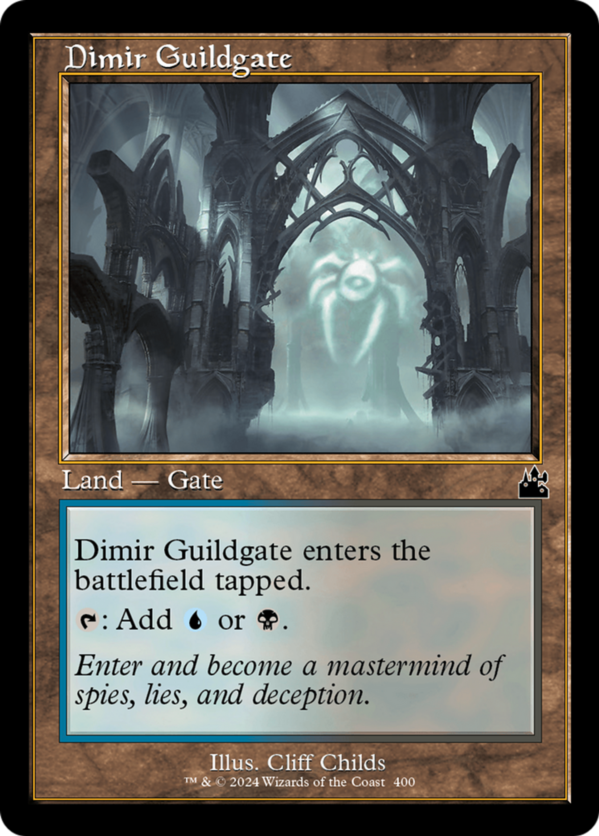 Dimir Guildgate — Ravnica Remastered — Magic: The Gathering