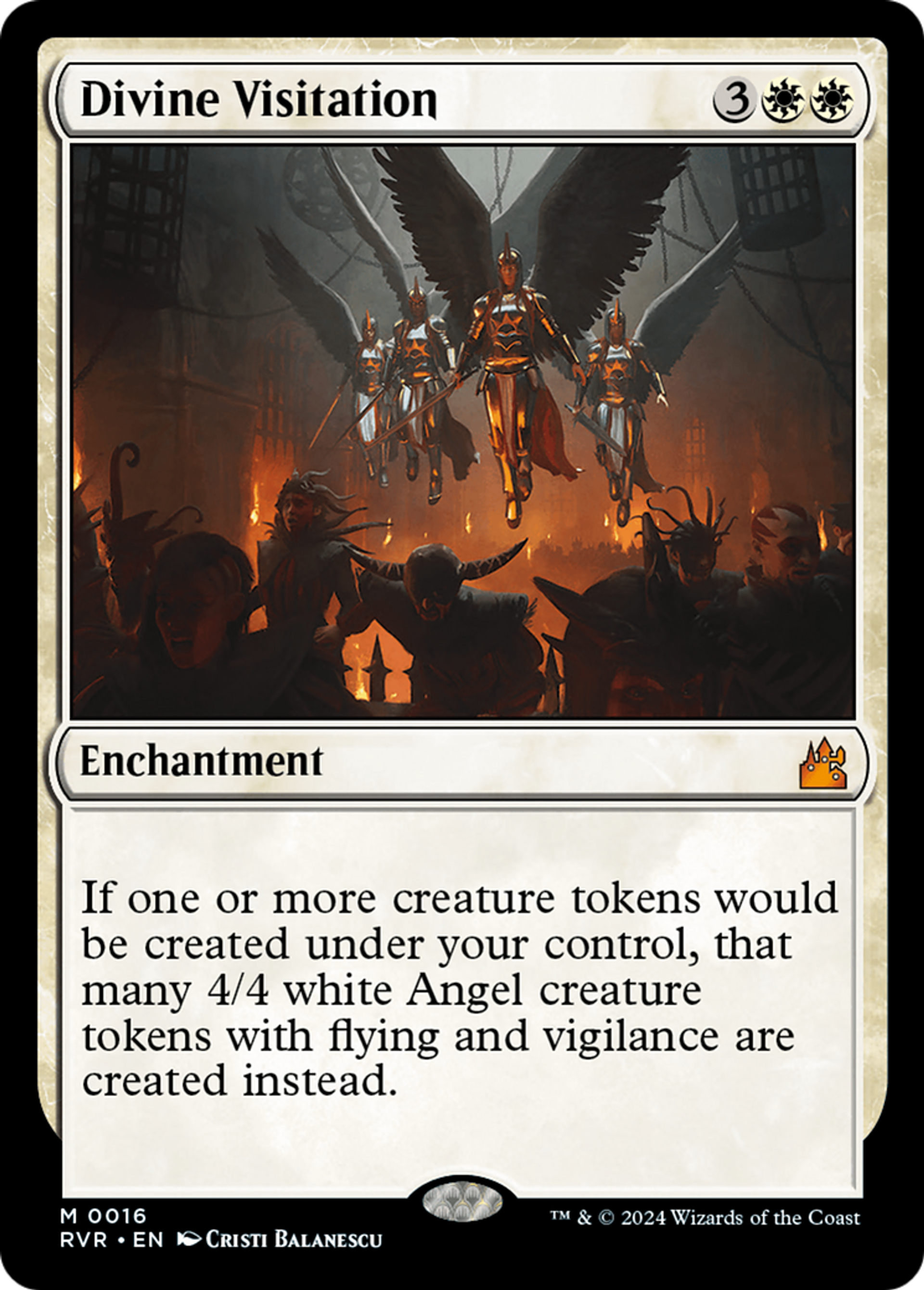 Divine Visitation — Ravnica Remastered — Magic: The Gathering