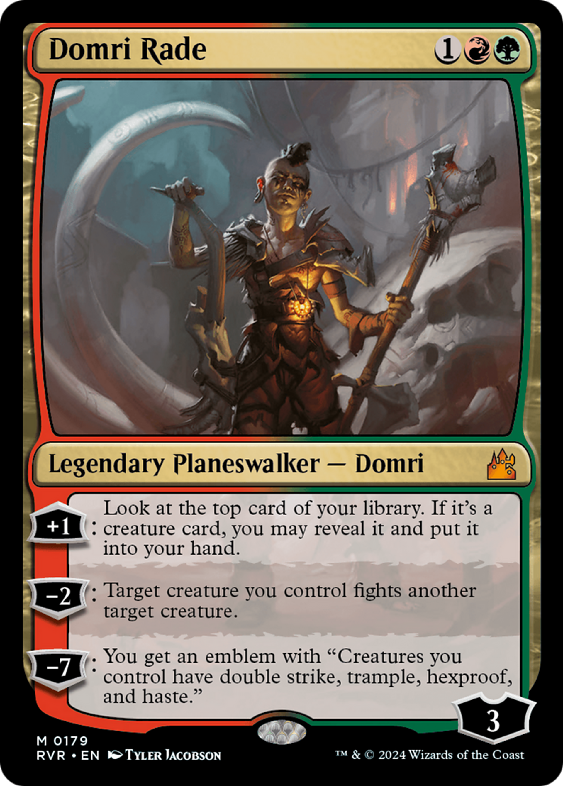 Domri Rade — Ravnica Remastered — Magic: The Gathering