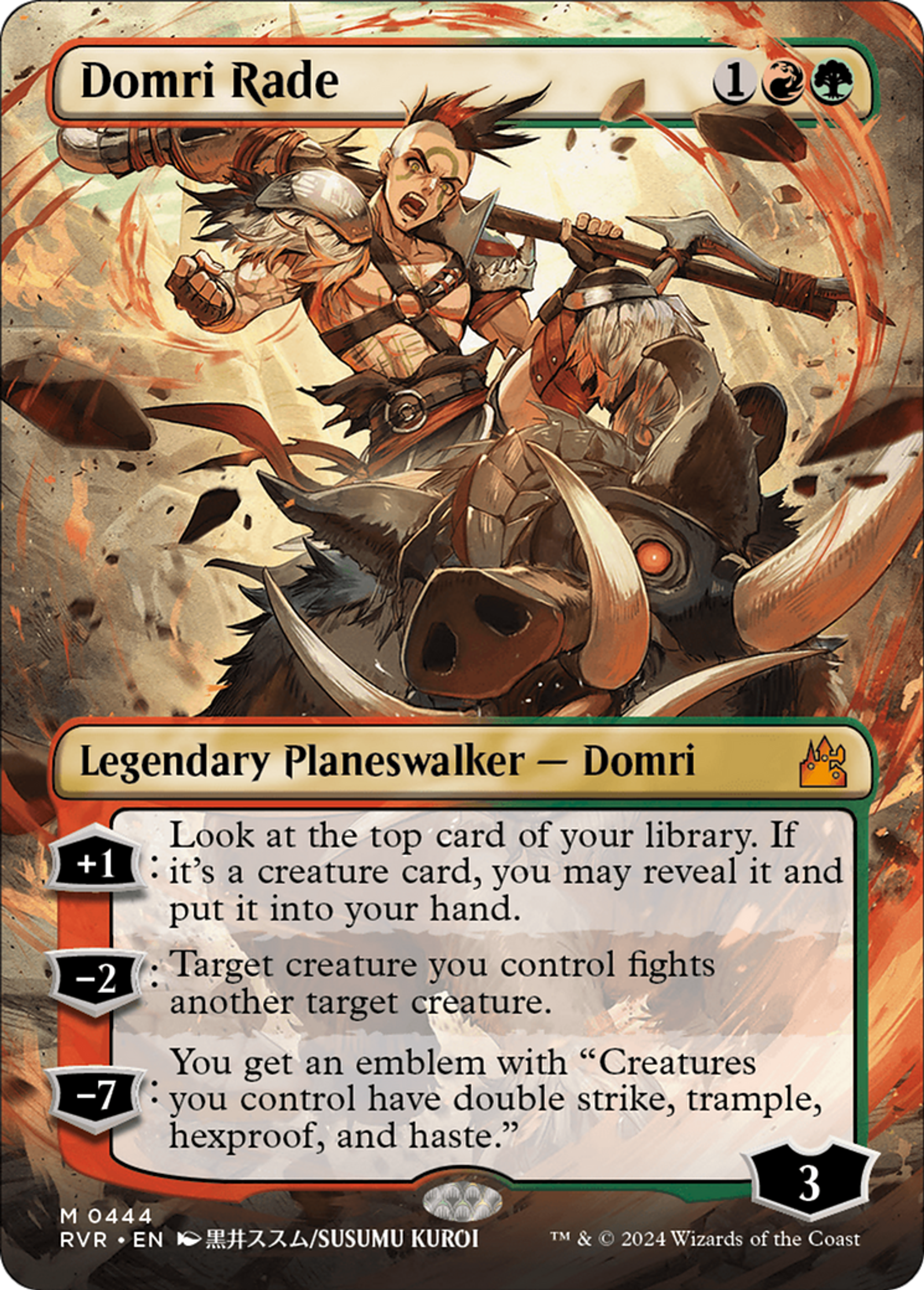 Domri Rade — Ravnica Remastered — Magic: The Gathering